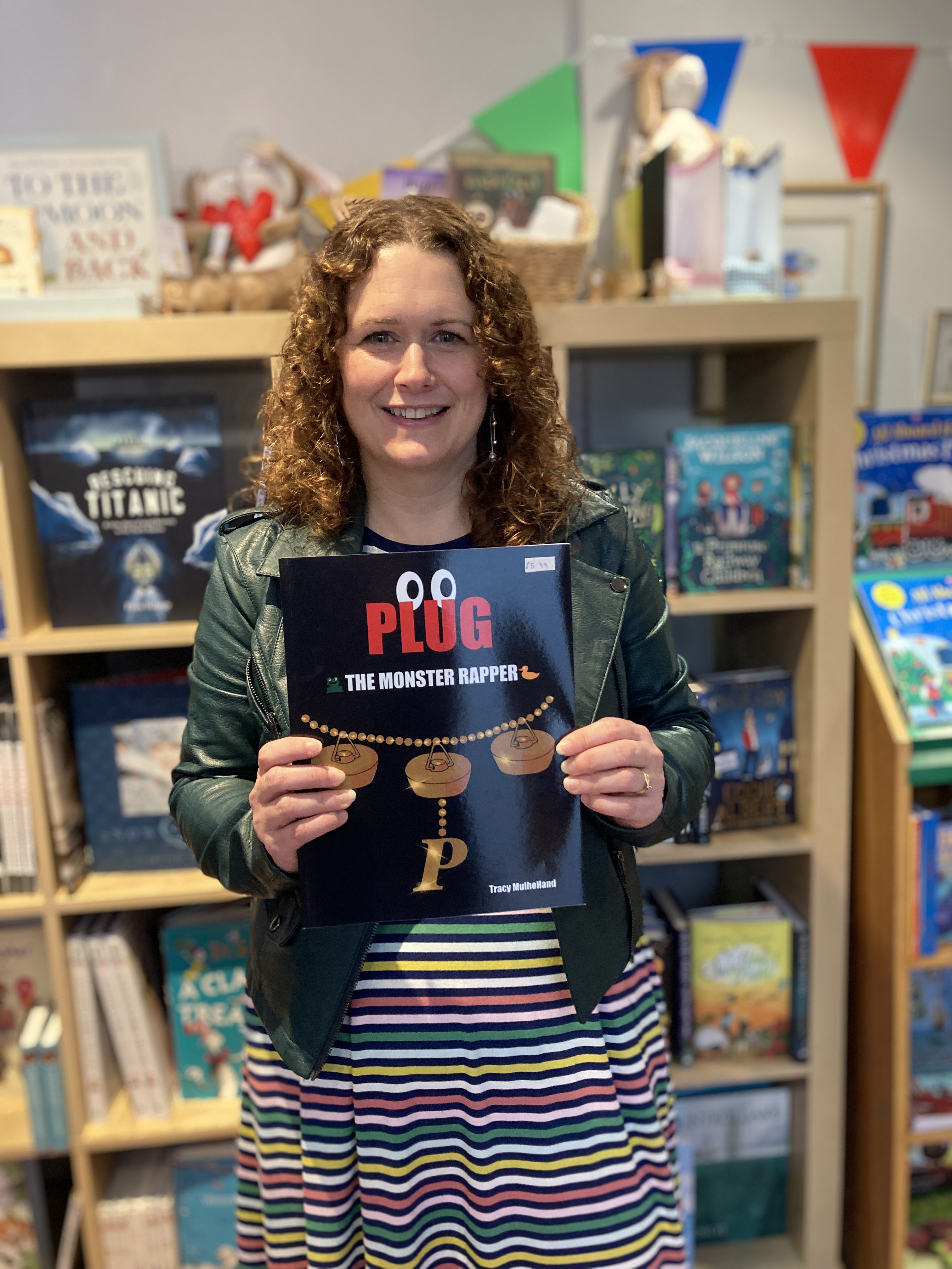 Author visit to The Secret Bookshelf