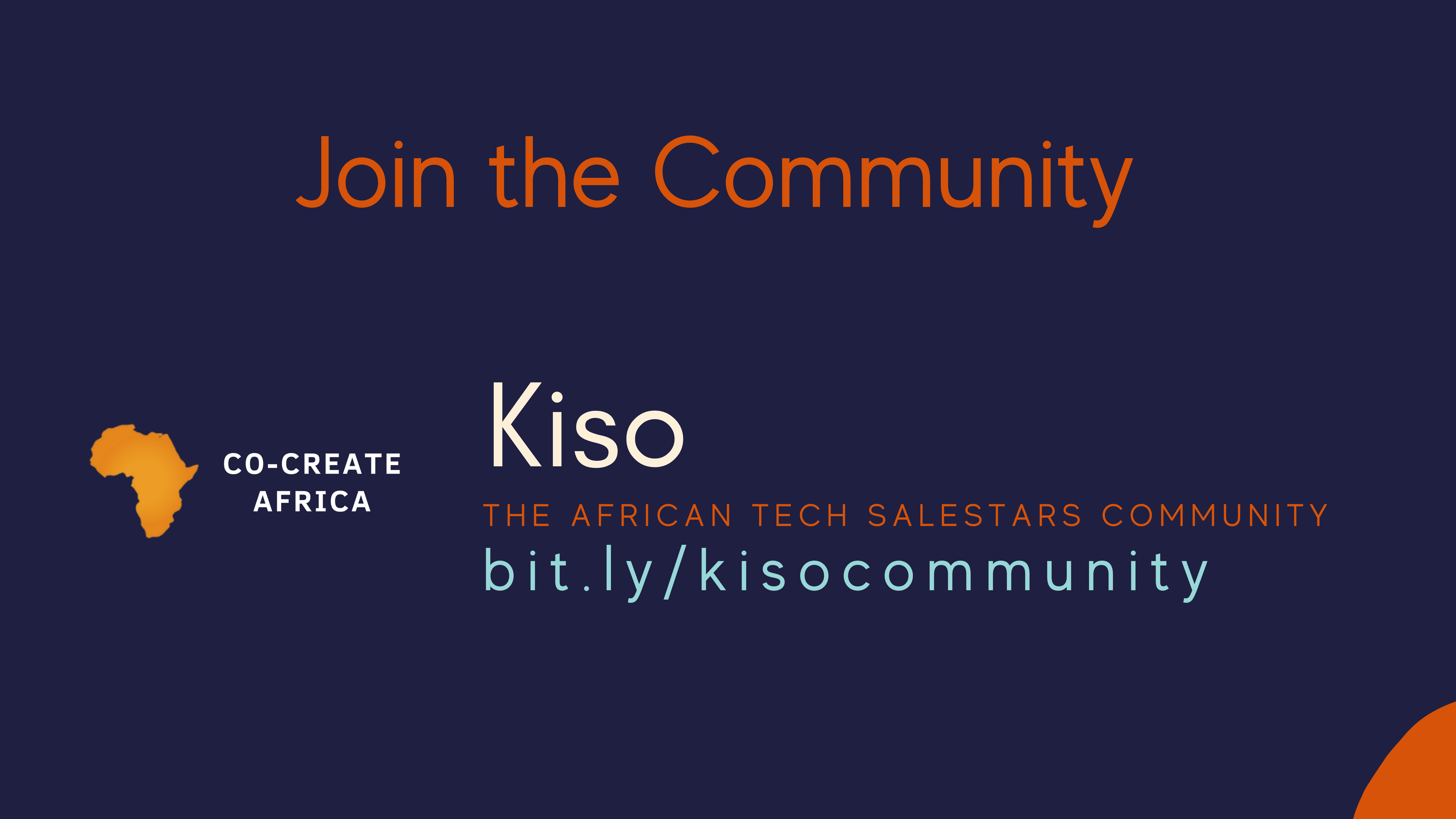 Click here to Join the Kiso Community on Facebook