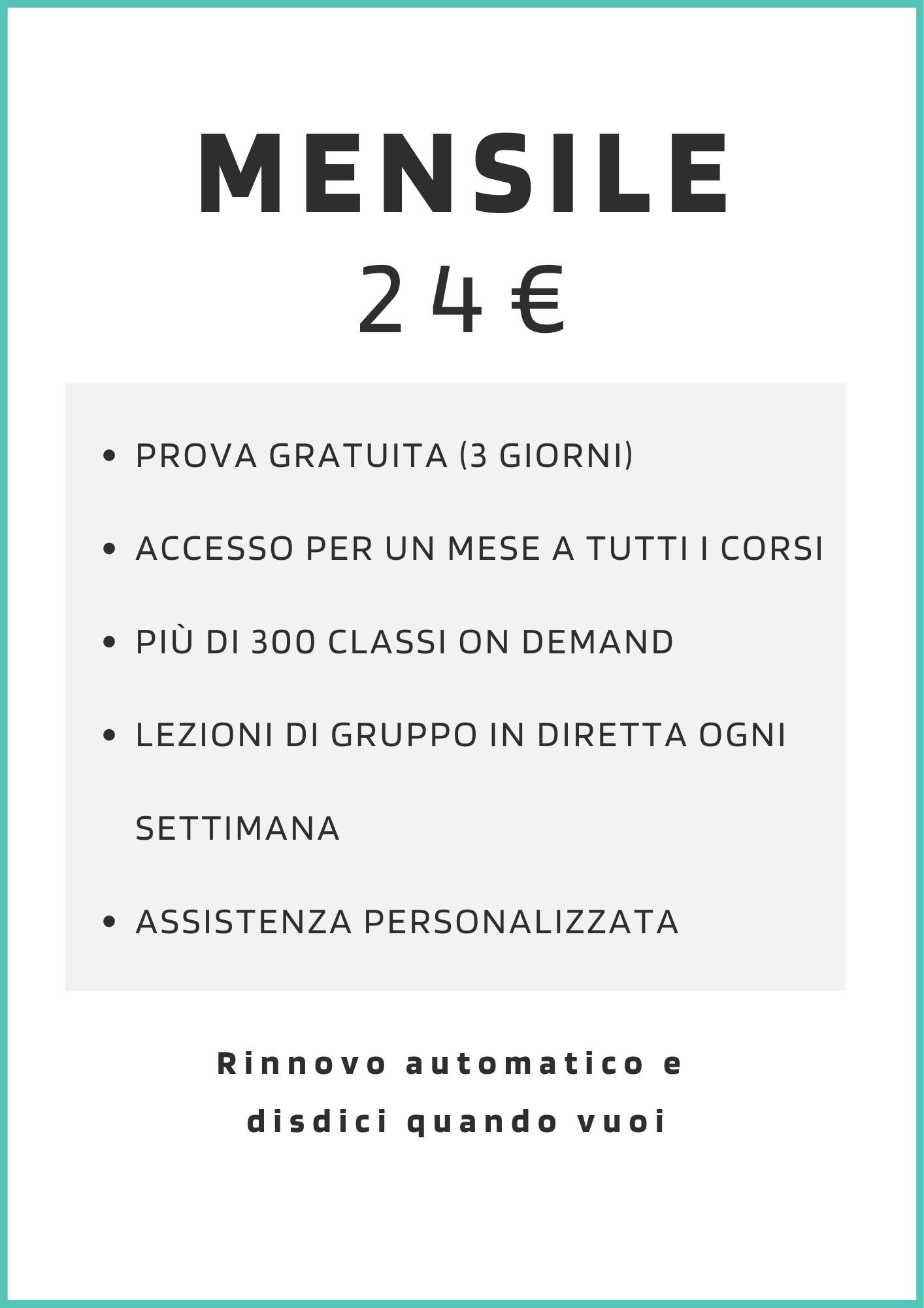 Iscrizione Mensile a CaYoga - Corsi di Yoga online