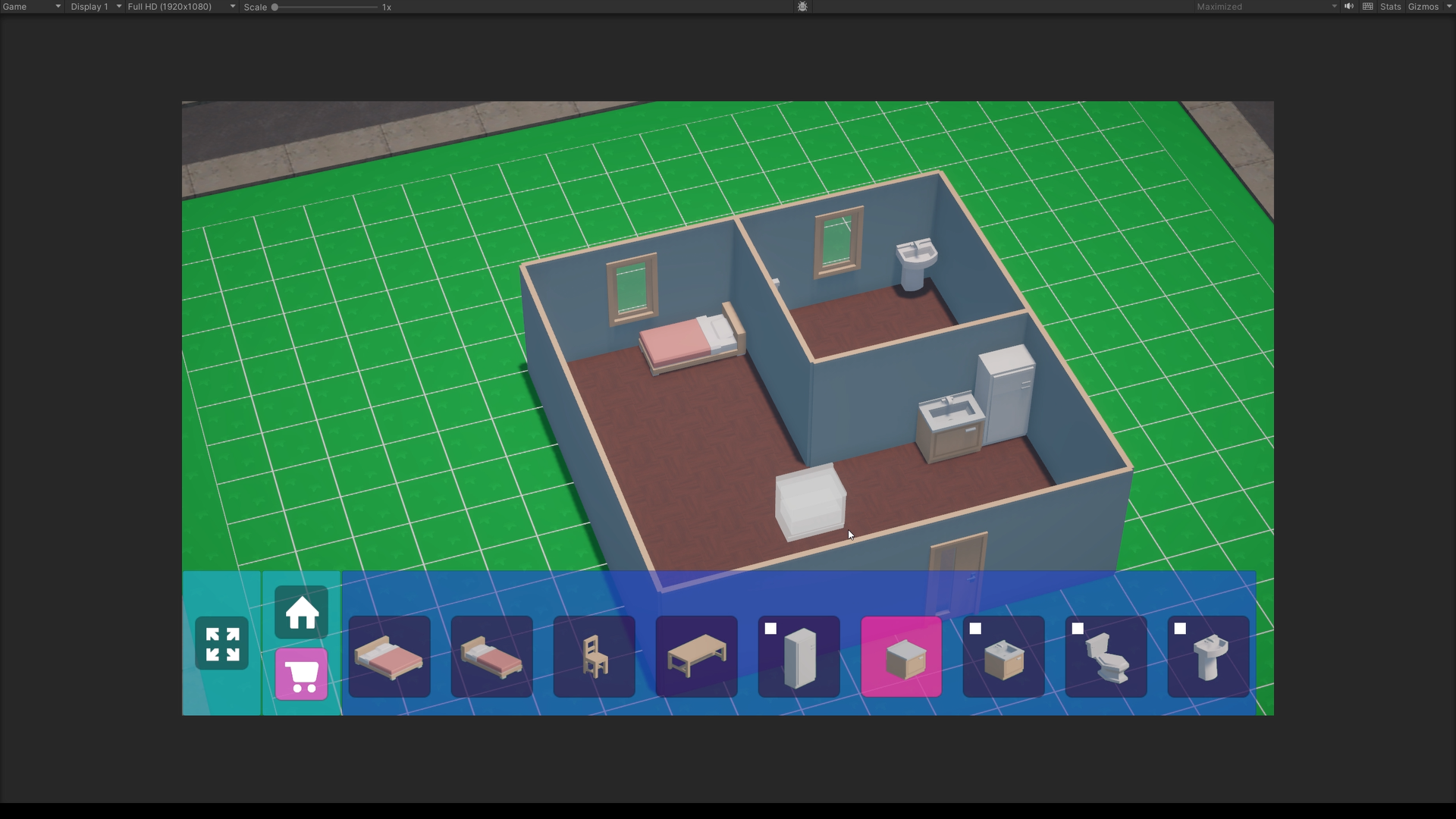 House Building System in Unity Project Template