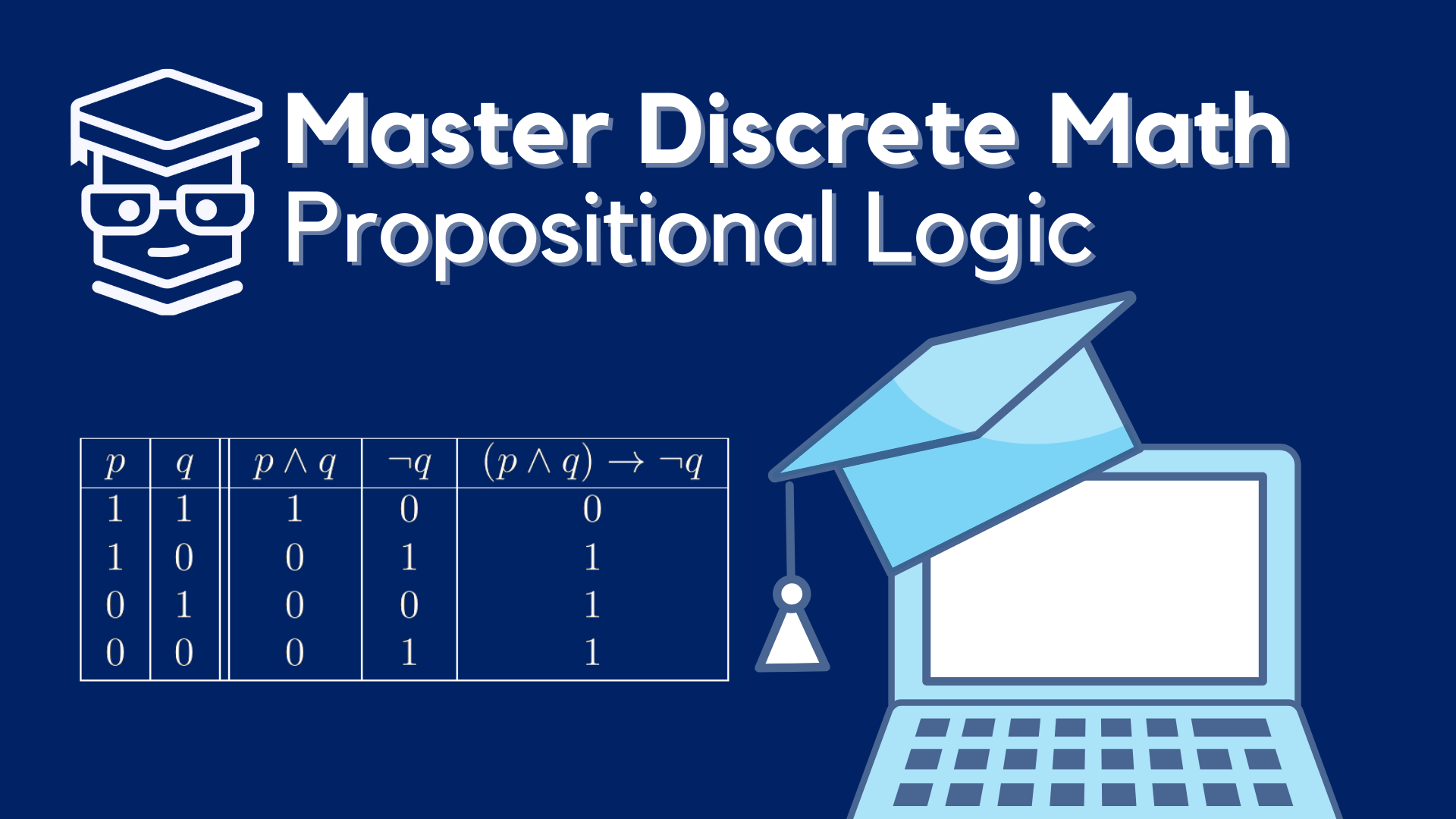 online course for propositional logic discrete mathematics