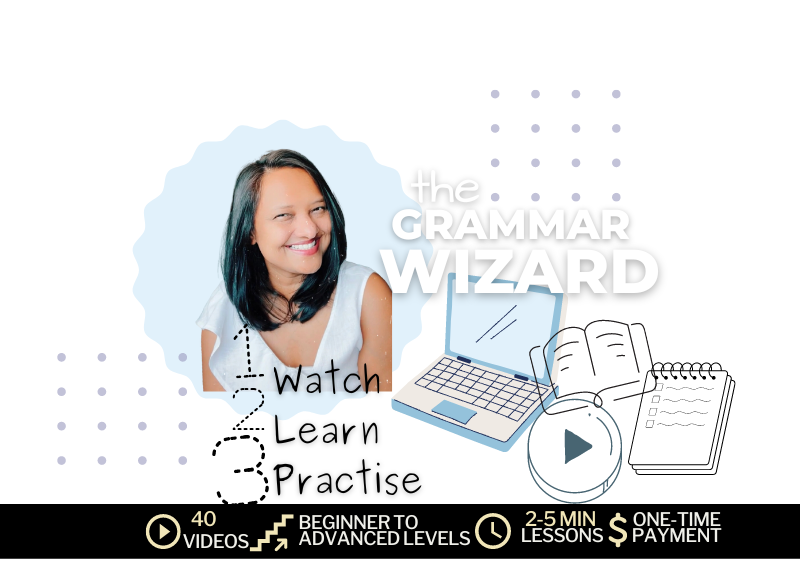 The Grammar Wizard The Complete Audiovisual Guide to Master the English Grammar 44 little steps for a big transformation