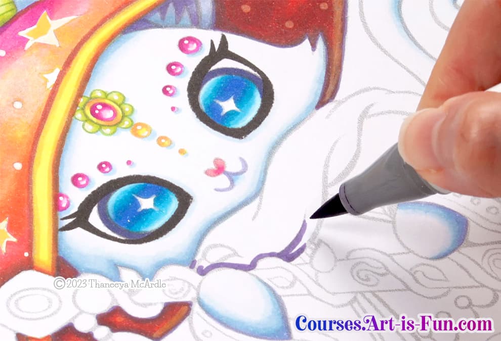 Learn how to use alcohol markers in this step-by-step video course by Thaneeya McArdle