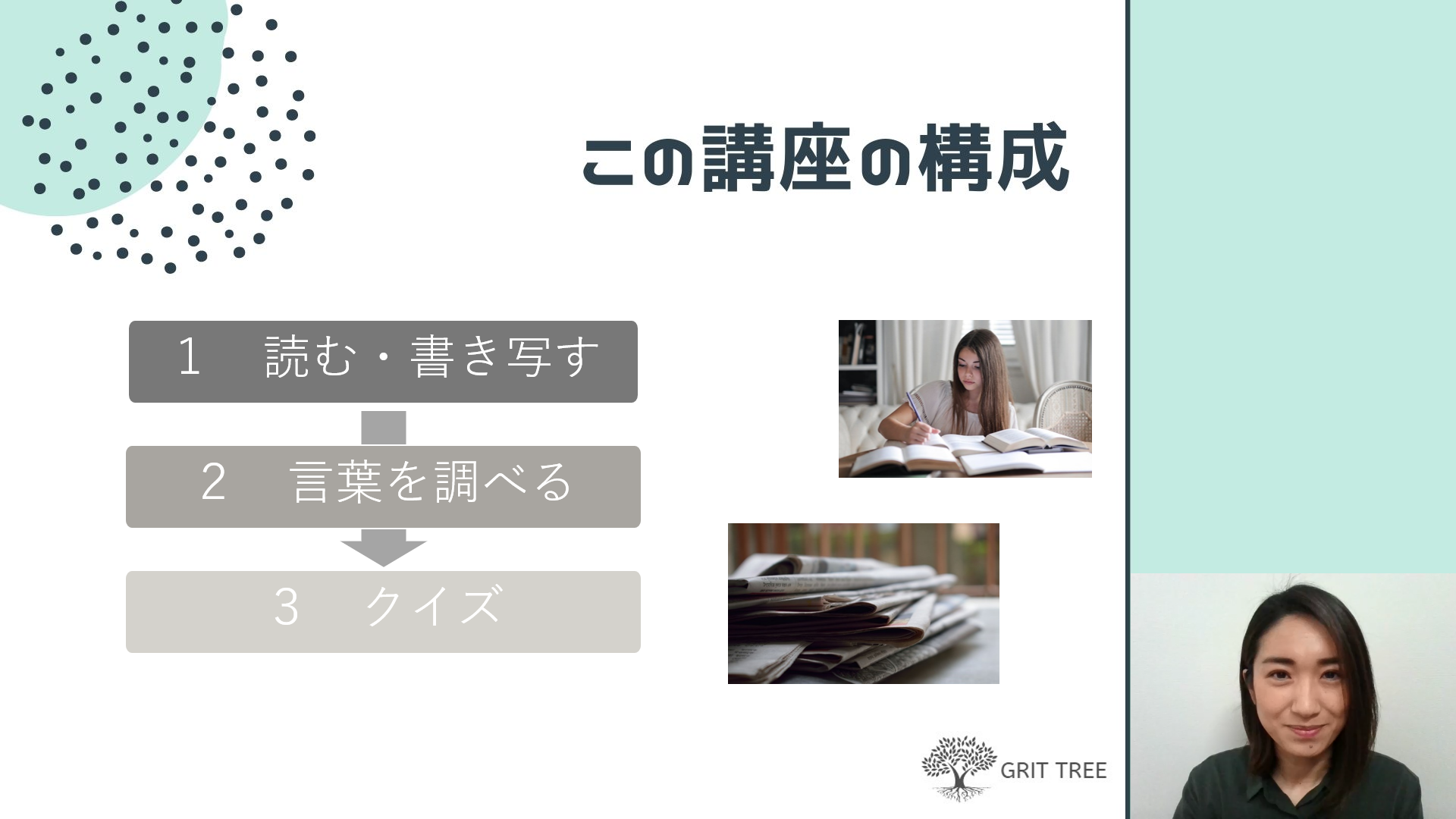 朝日小学生新聞 天声こども語 書き写し講座 定期コース Grit Tree オンラインスクール