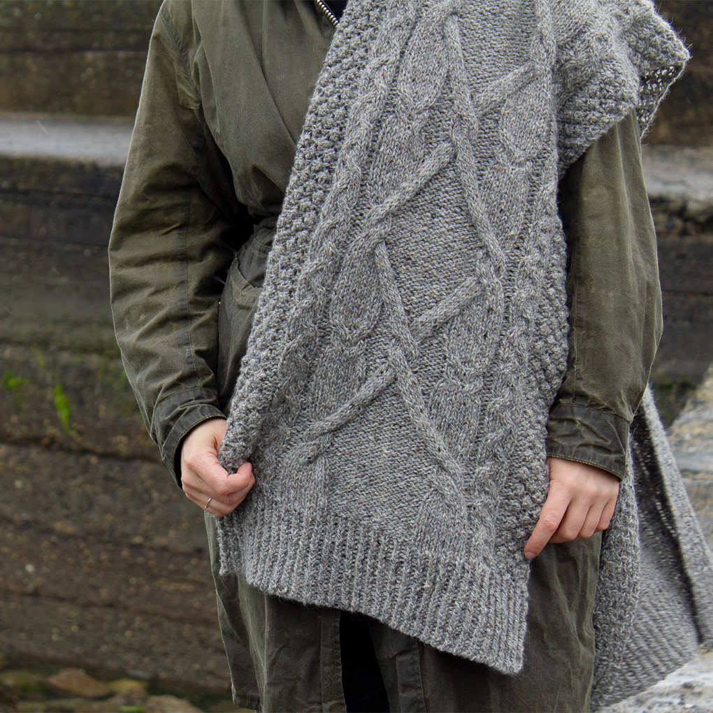 Ferry Wraps Wrap Knitting Pattern by Laura Perrem