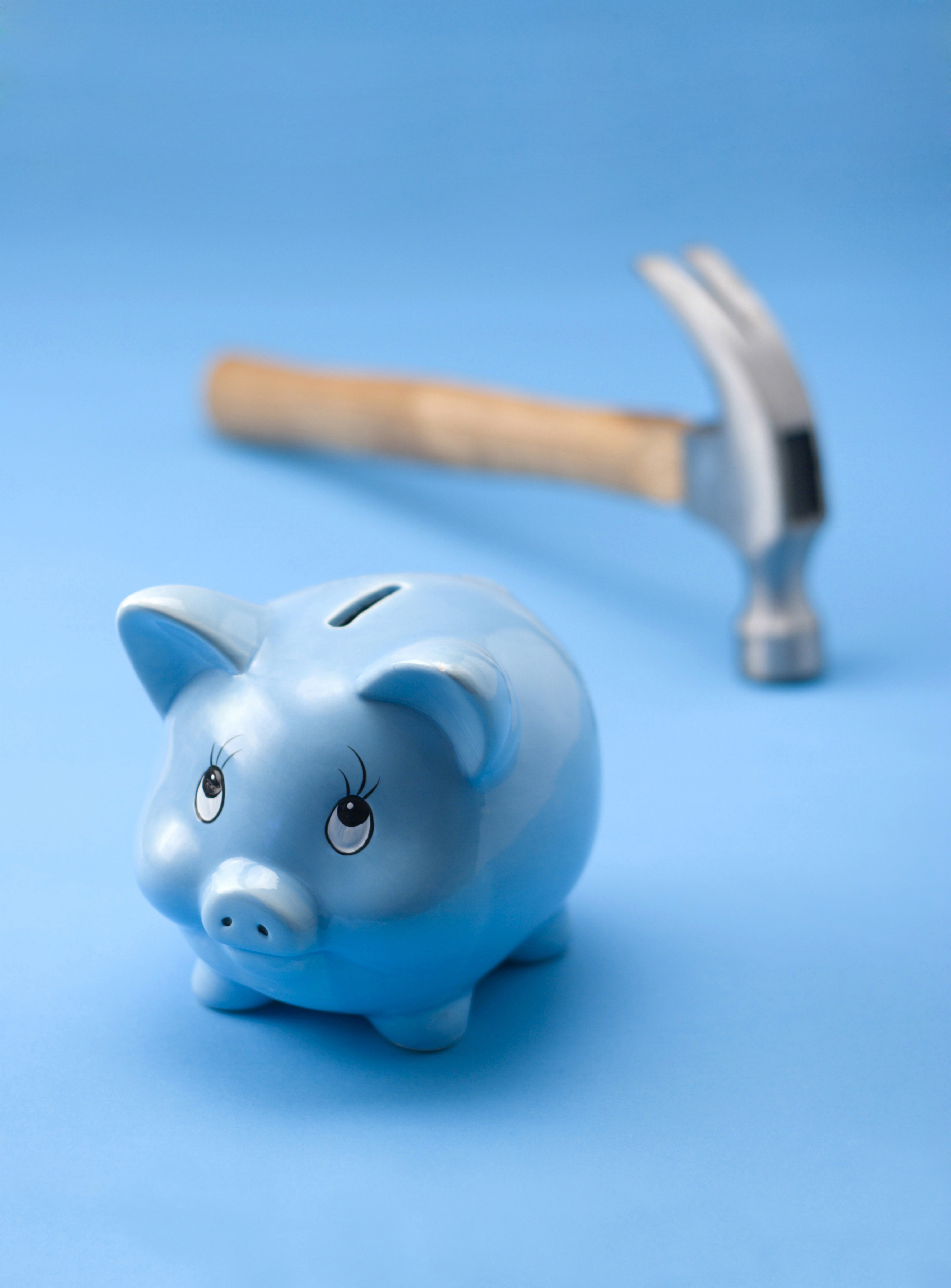 reduce expenses and save money to avoid breaking the piggybank