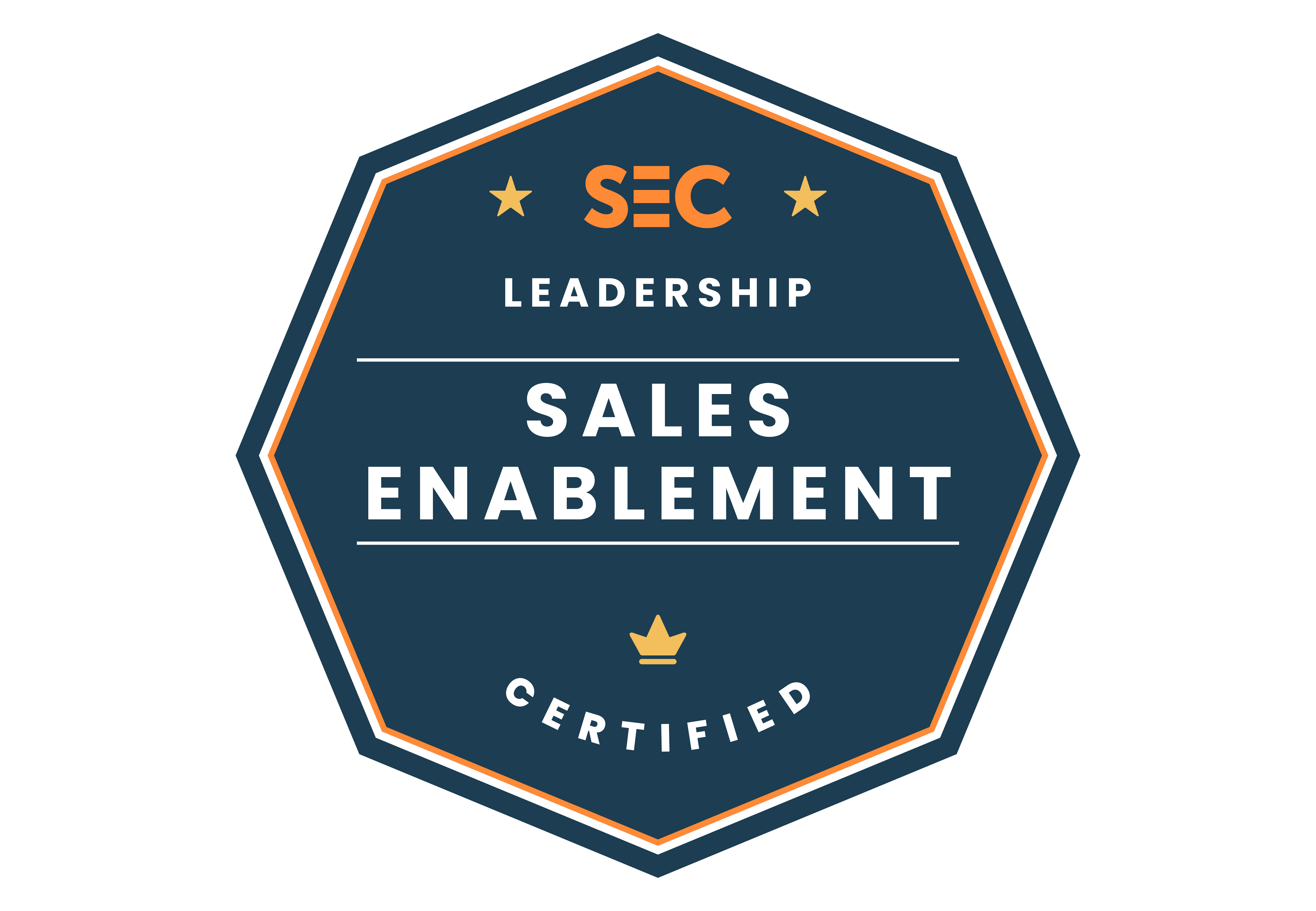 Sales Enablement Certified | Leadership badge