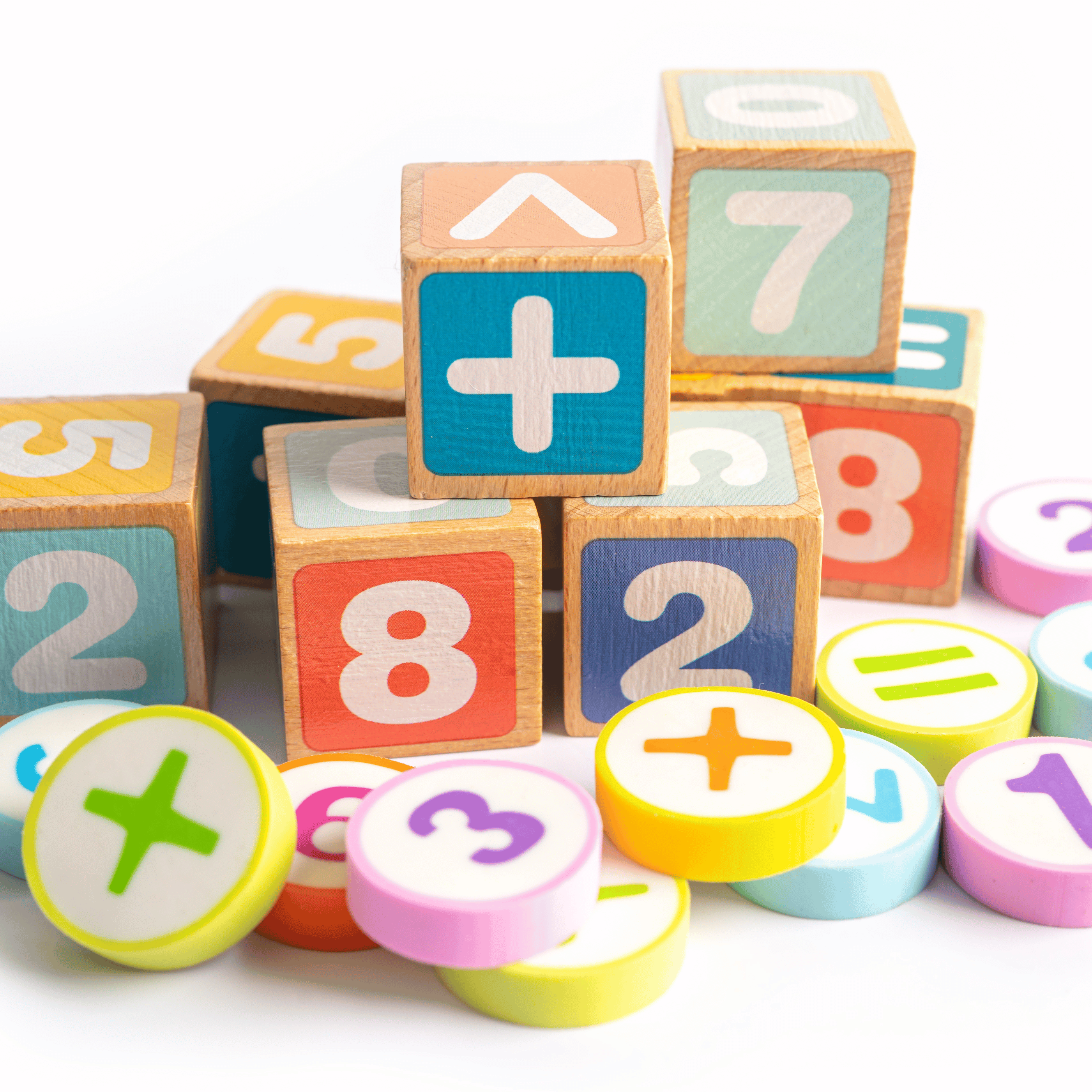 blocks with numbers