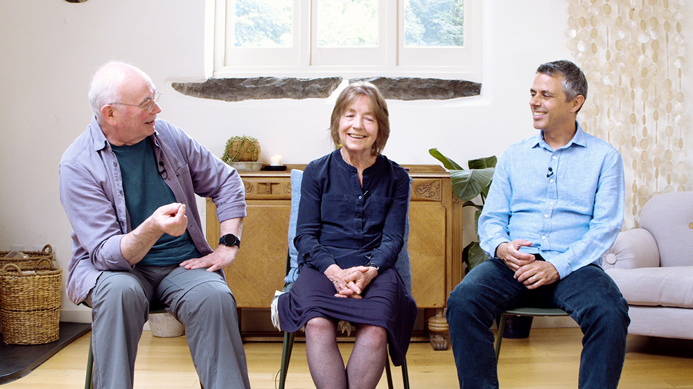 Three Buddhist teachers discussing nirvana