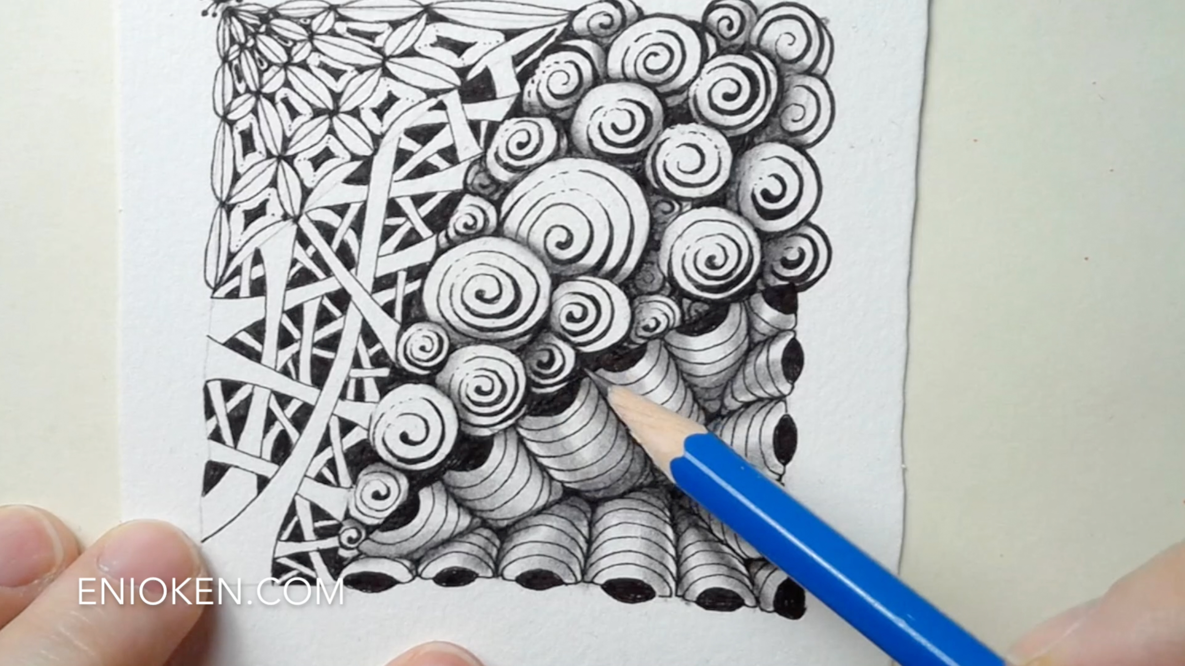 Tangling Journeys from an Art Therapist – Zentangle