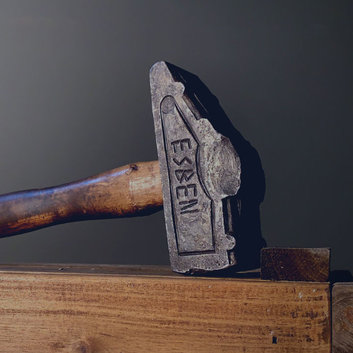 Hand forged hammers created by Yori Seeger
