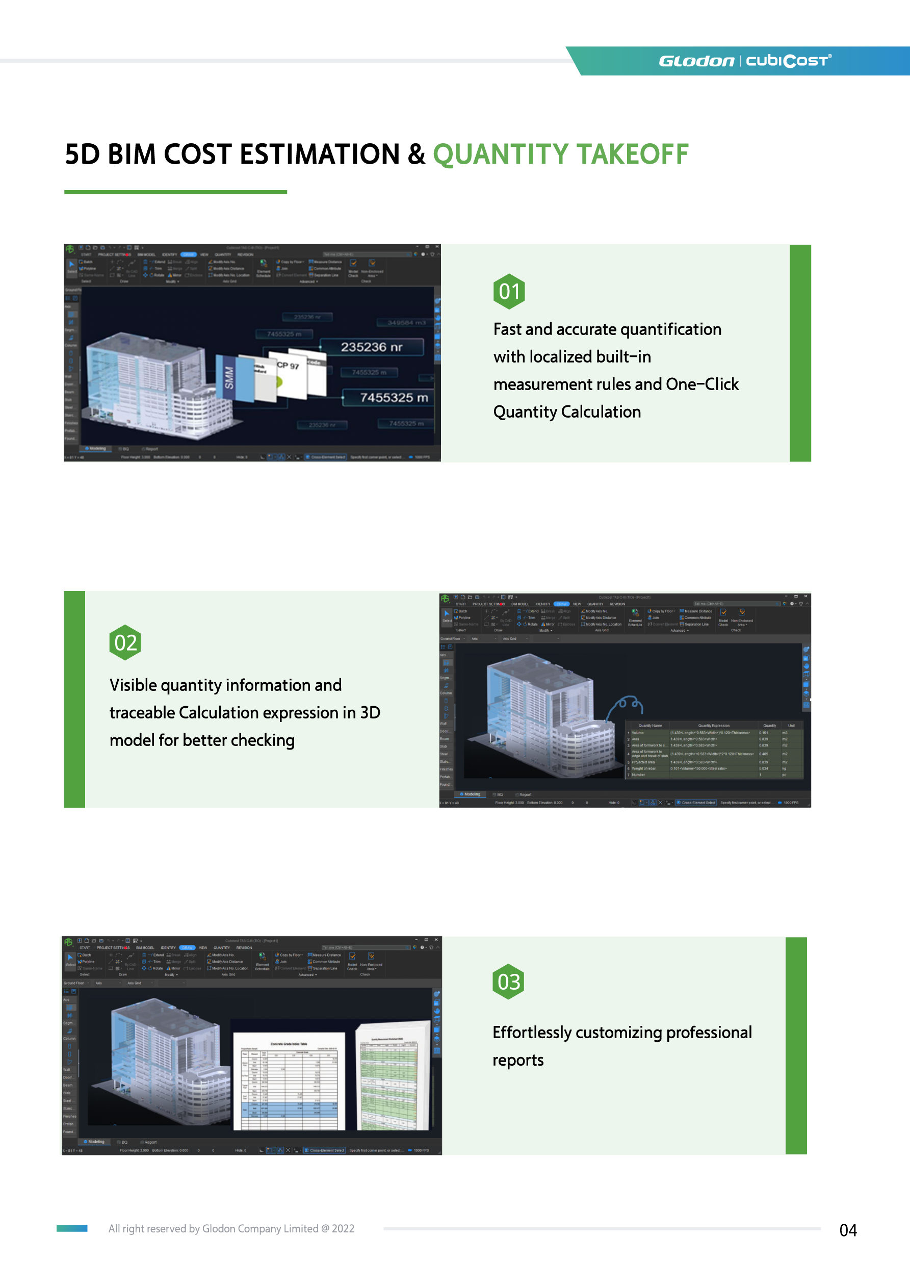 Glodon Cubicost 5D BIM-Product Brochure-Page5