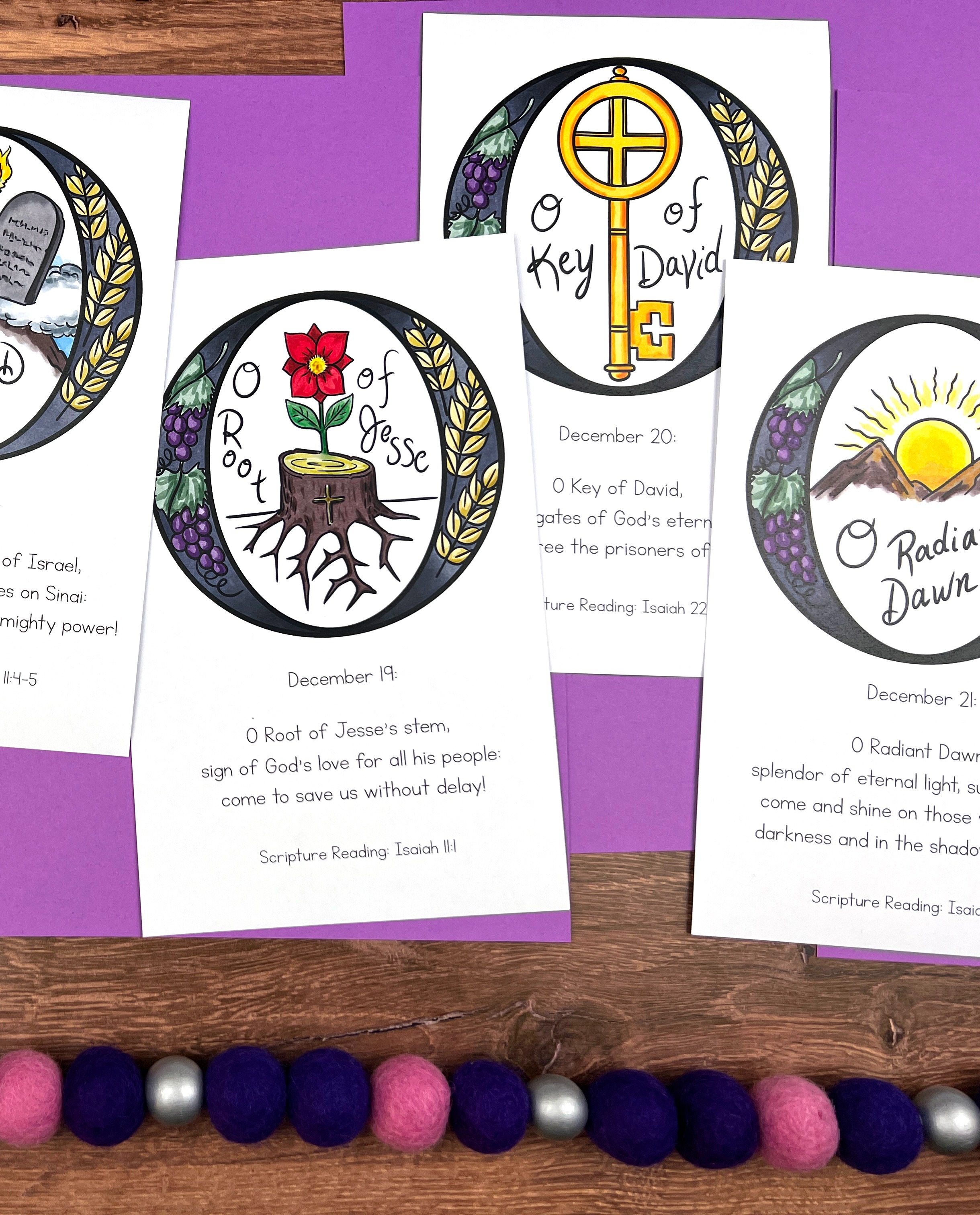 O Antiphons Cards