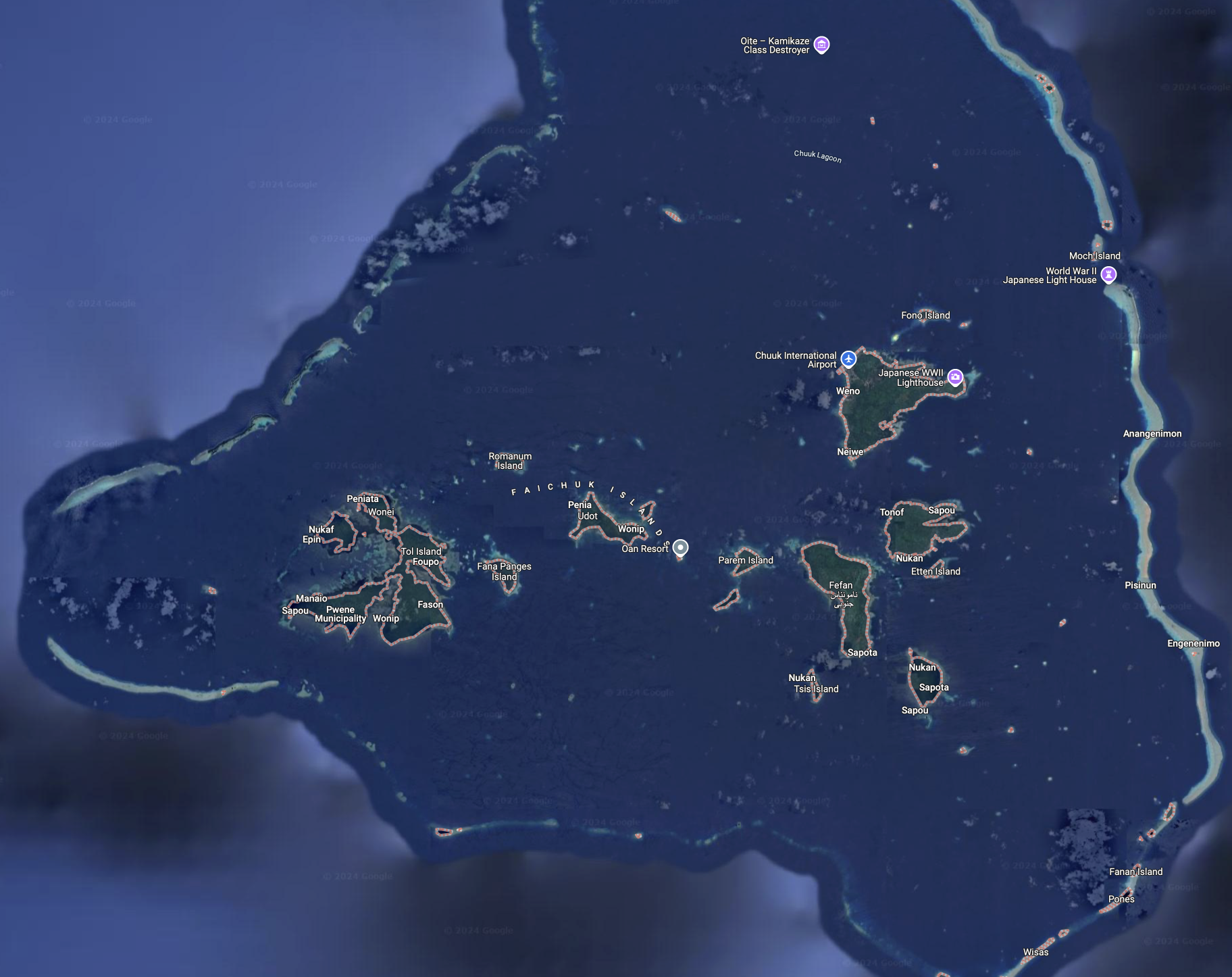 Micronesia Map