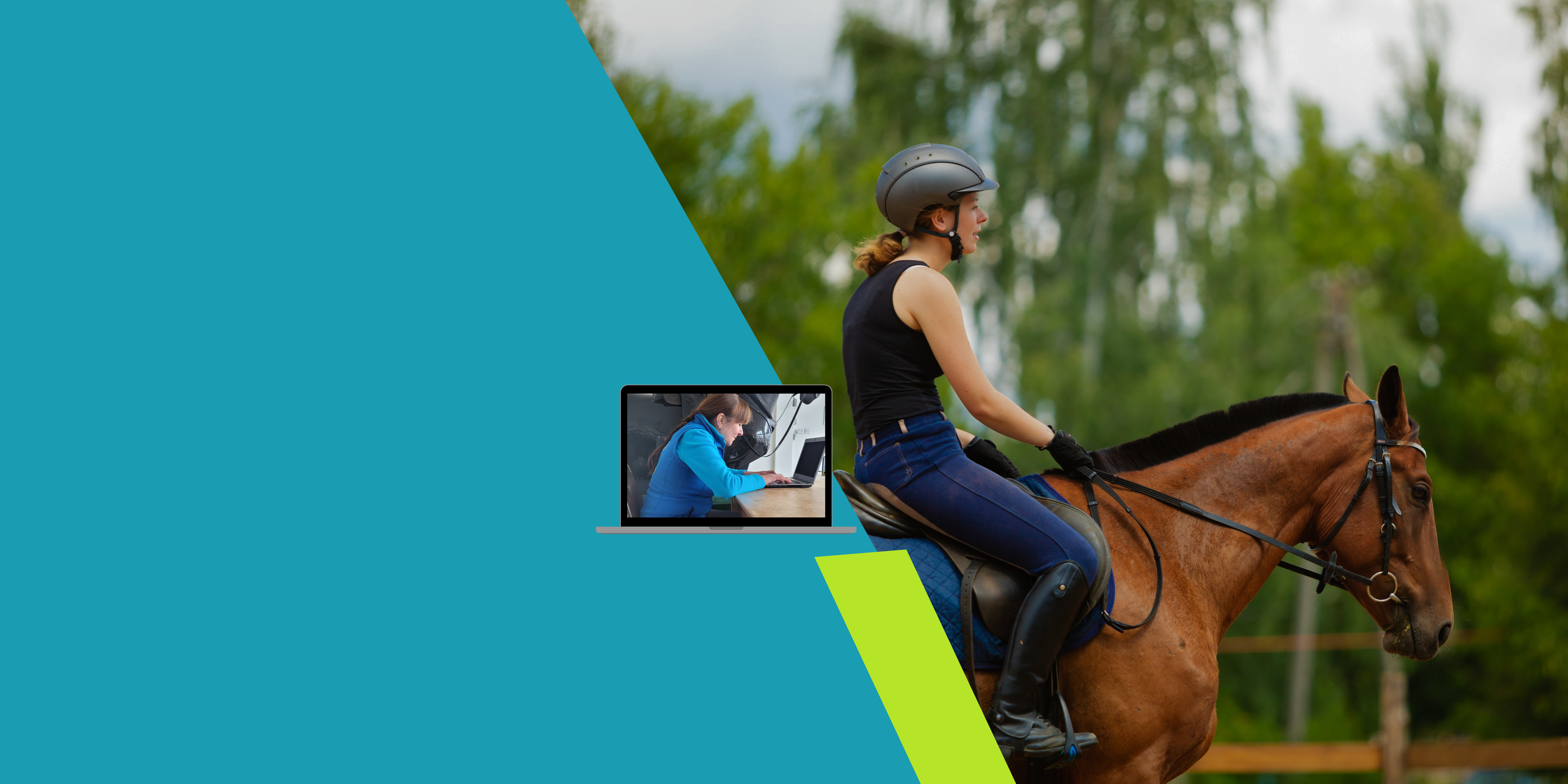 Horse riders that sit too much in an office