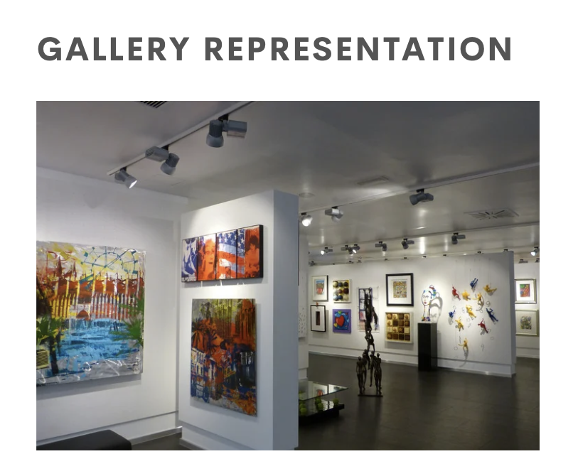 how to approach getting represented by a gallery