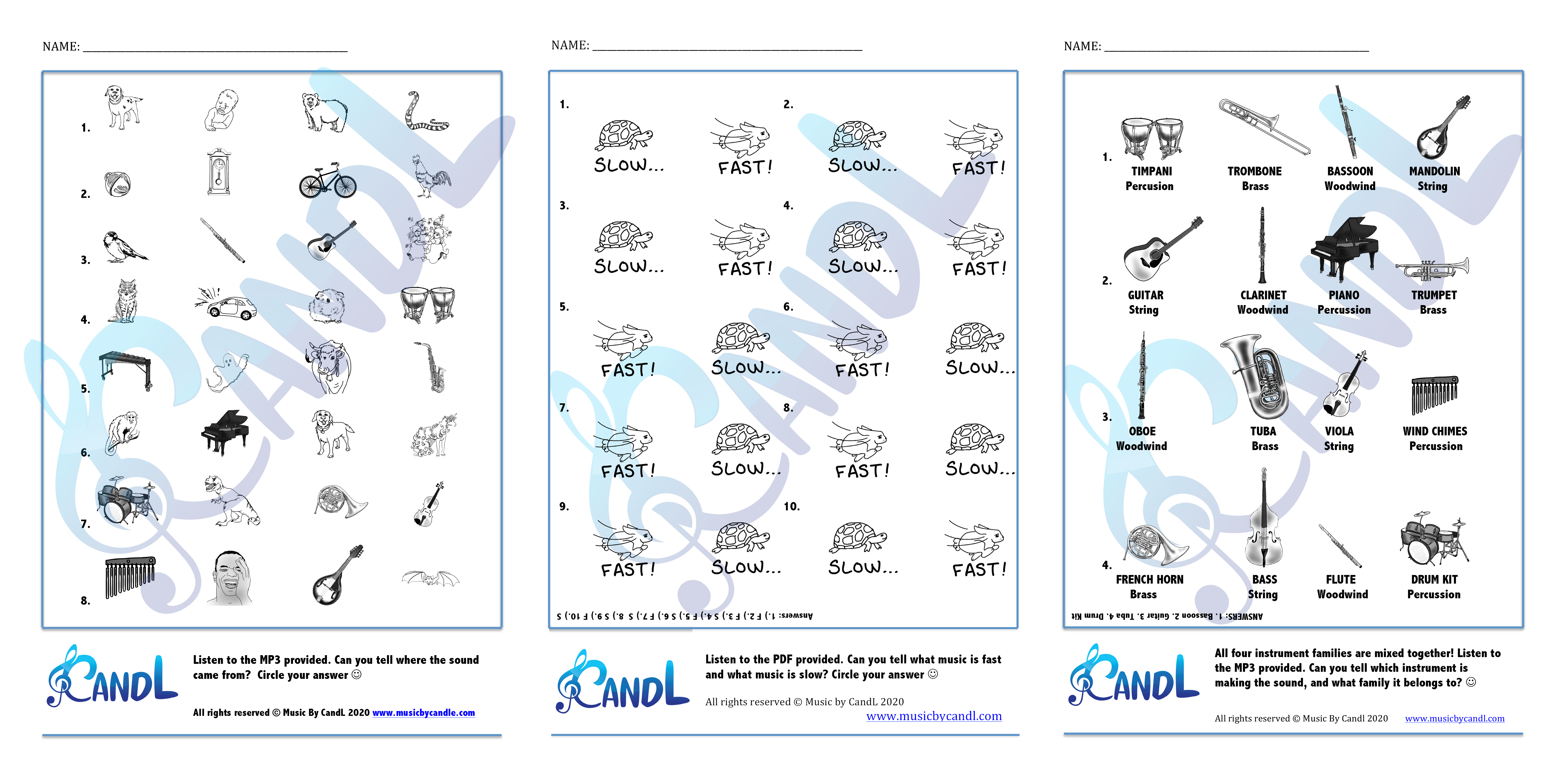 Teaching Music Handouts