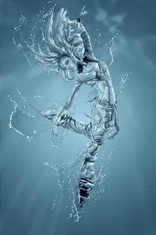 soul dancer spirit dancing in water