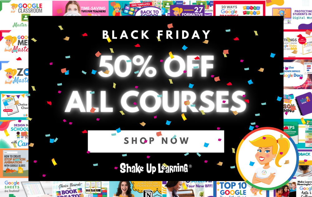 BLACK FRIDAY Sale! 50% off ALL Courses