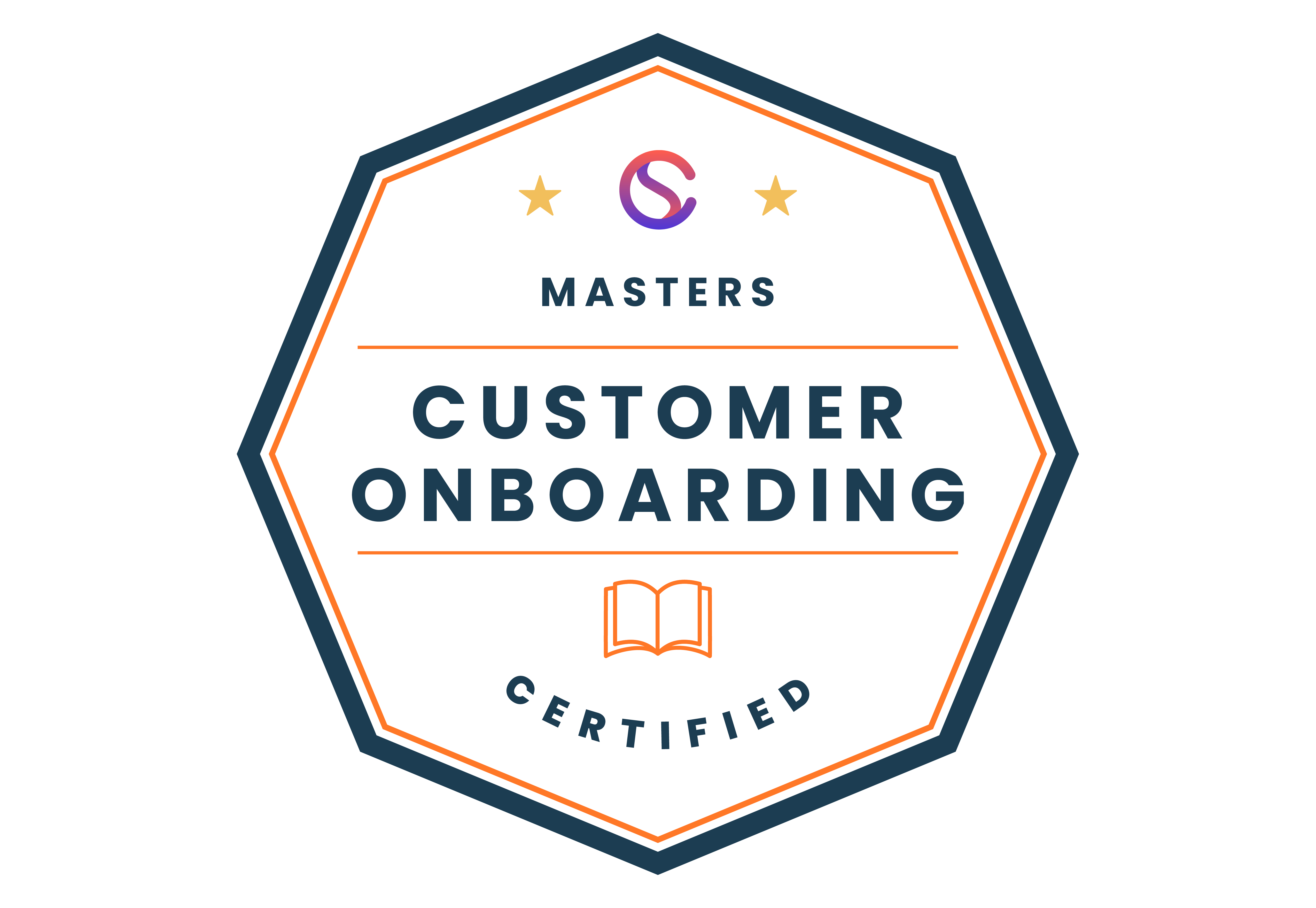 Customer Onboarding Certified | Masters badge