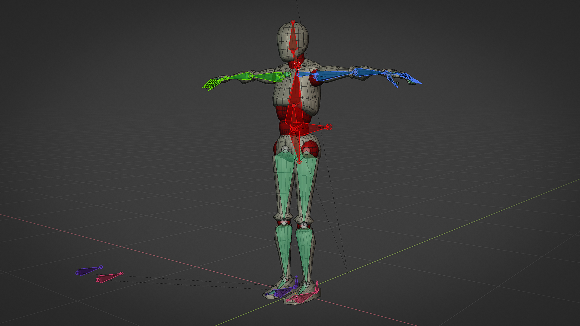 Simple rigged character