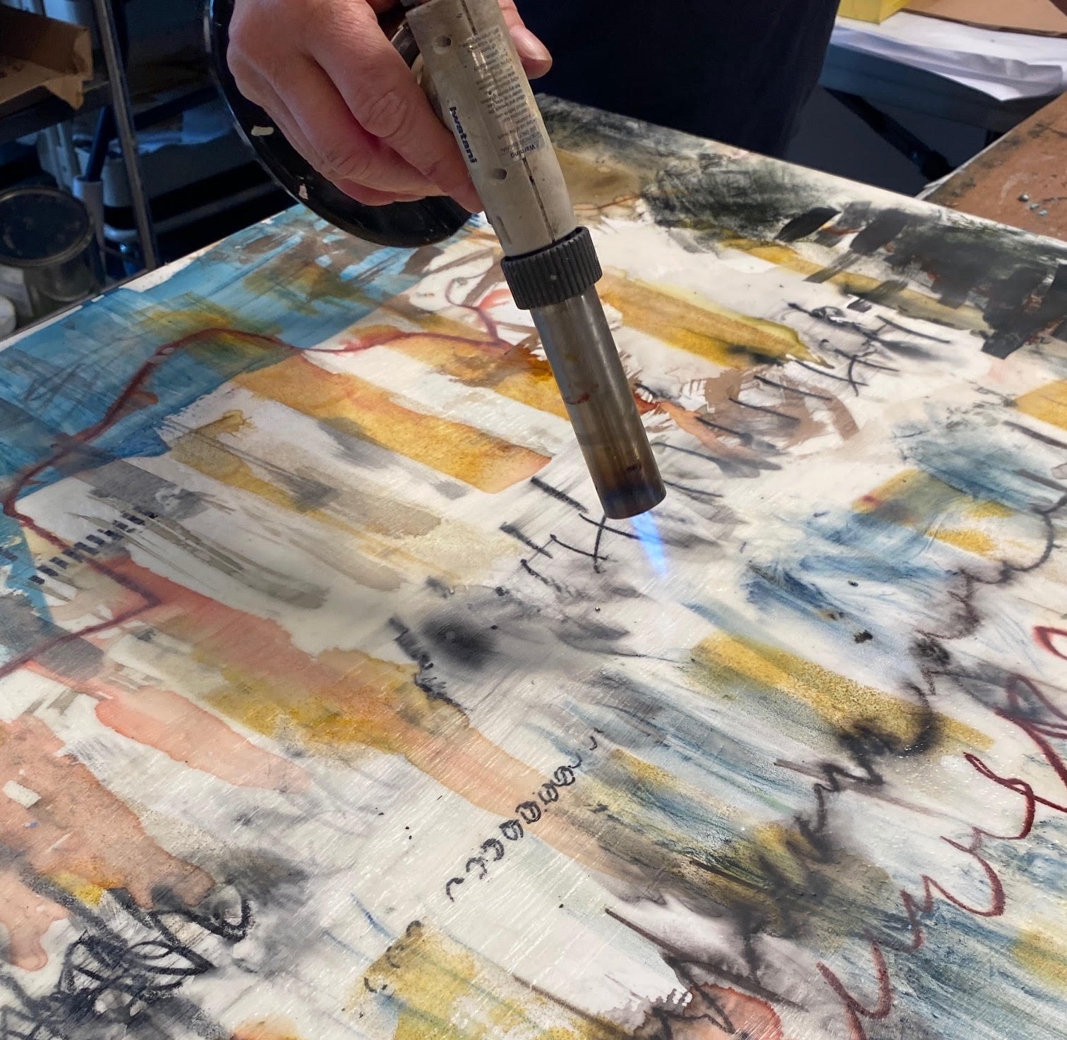 Painting with Encaustic: Transparency and Opacity with Color - Lisa Pressman