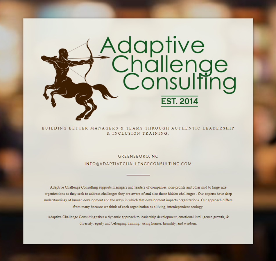 Adaptive Challenge Consulting Website