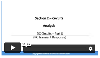 Video DC Circuits - Part 8 (RC Transient Response)