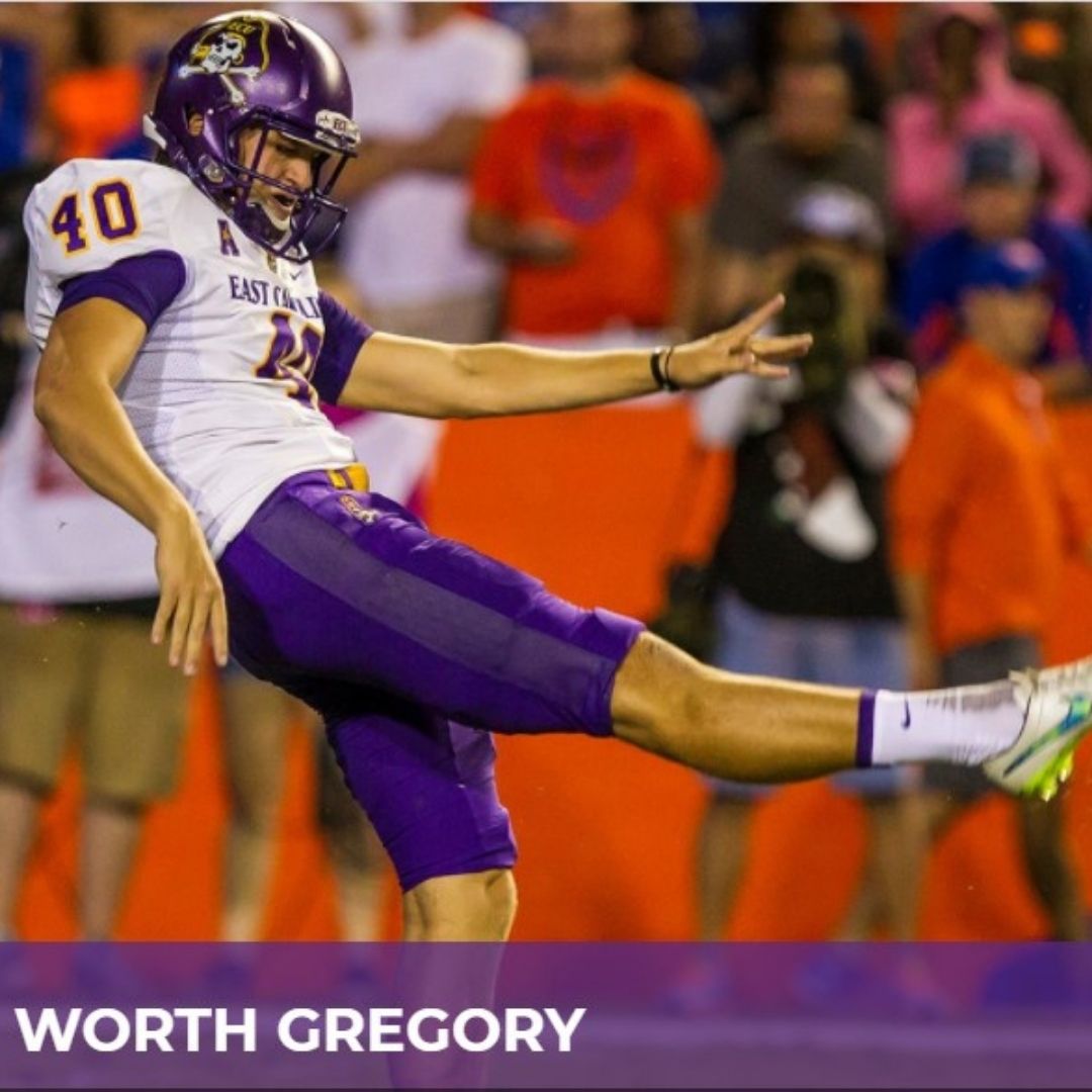 Worth Gregory, Placekicker East Carolina University