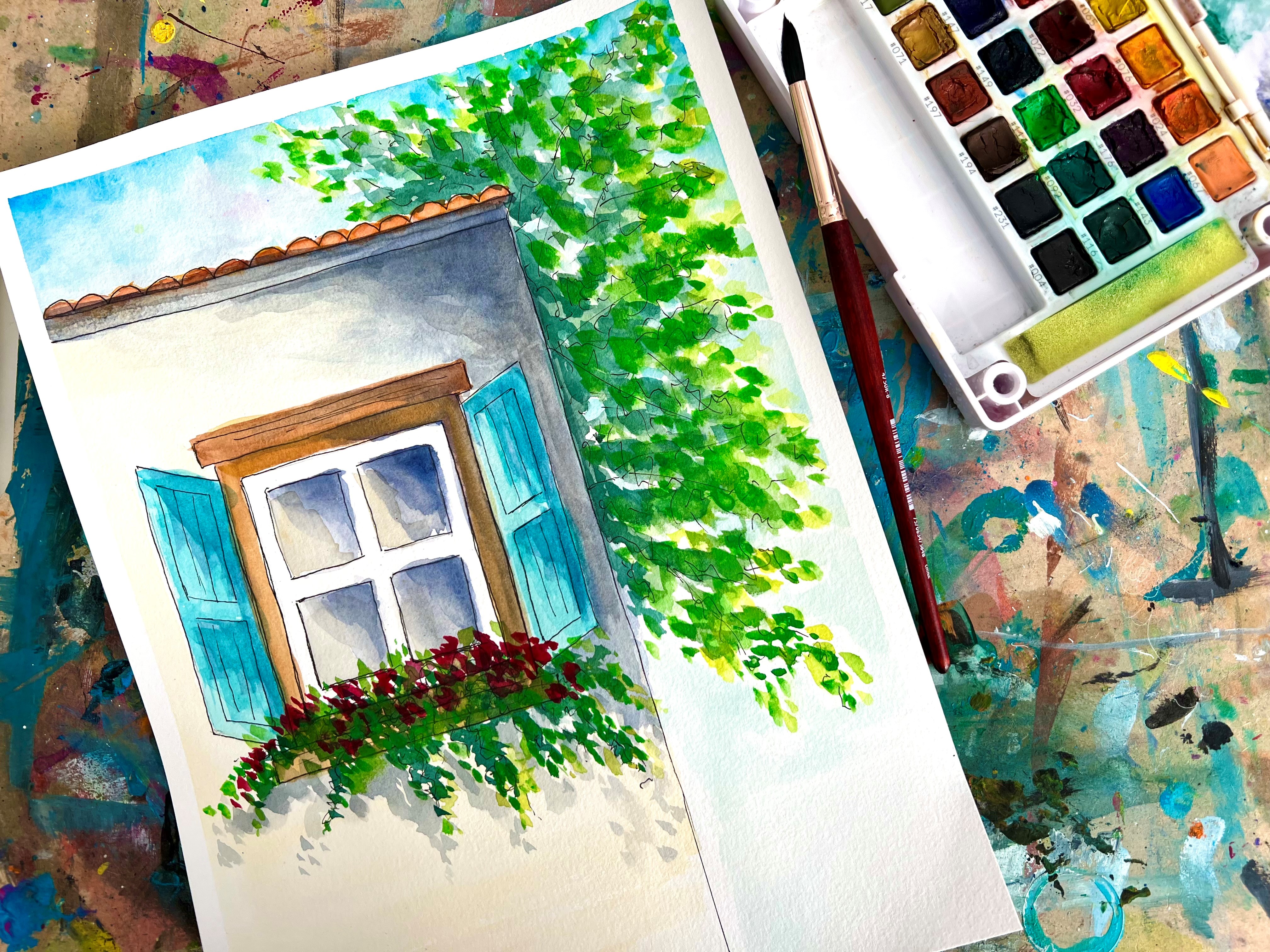 The beginner's guide for getting started with watercolor painting - part 2