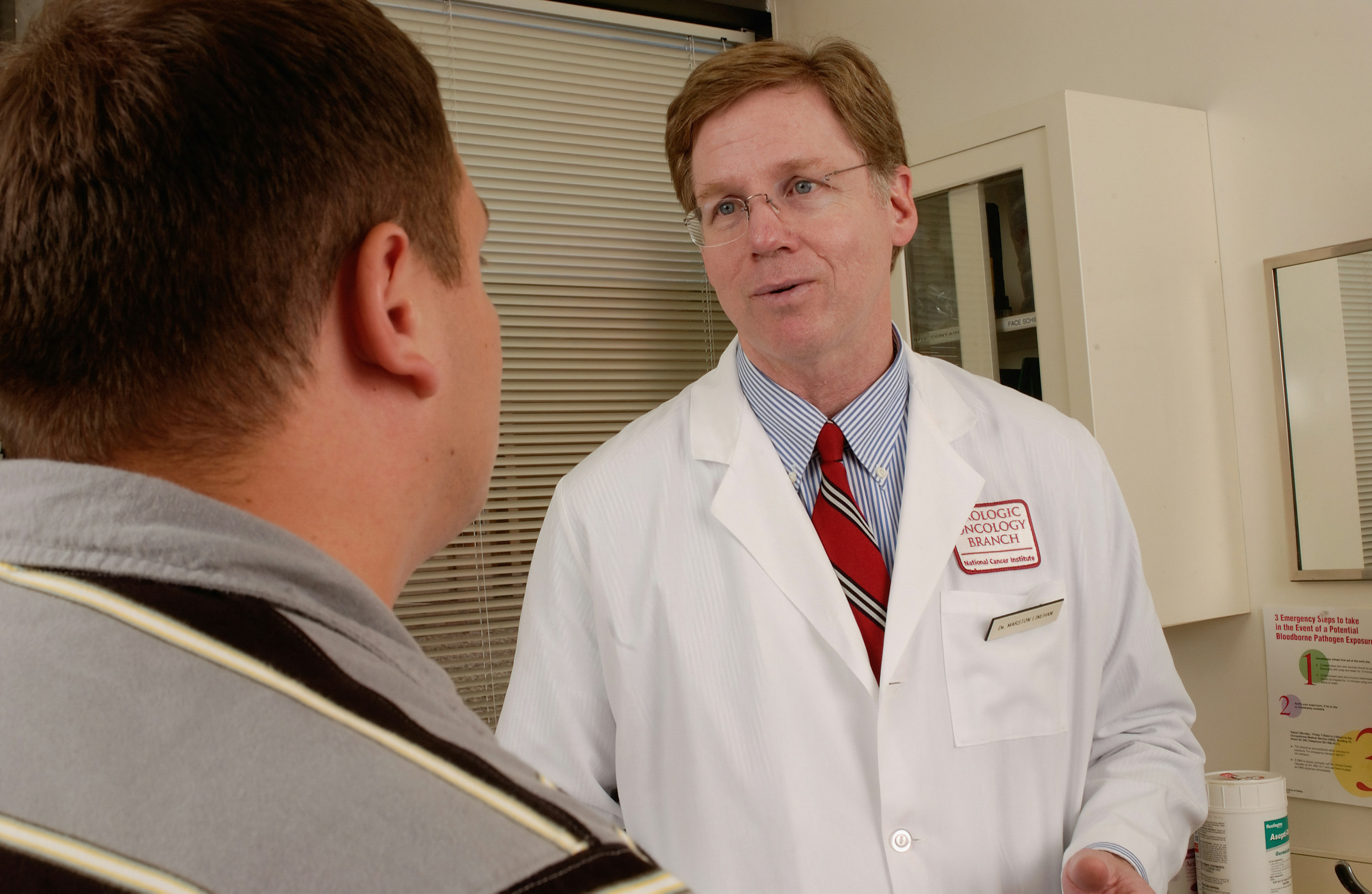 doctor and patient talking