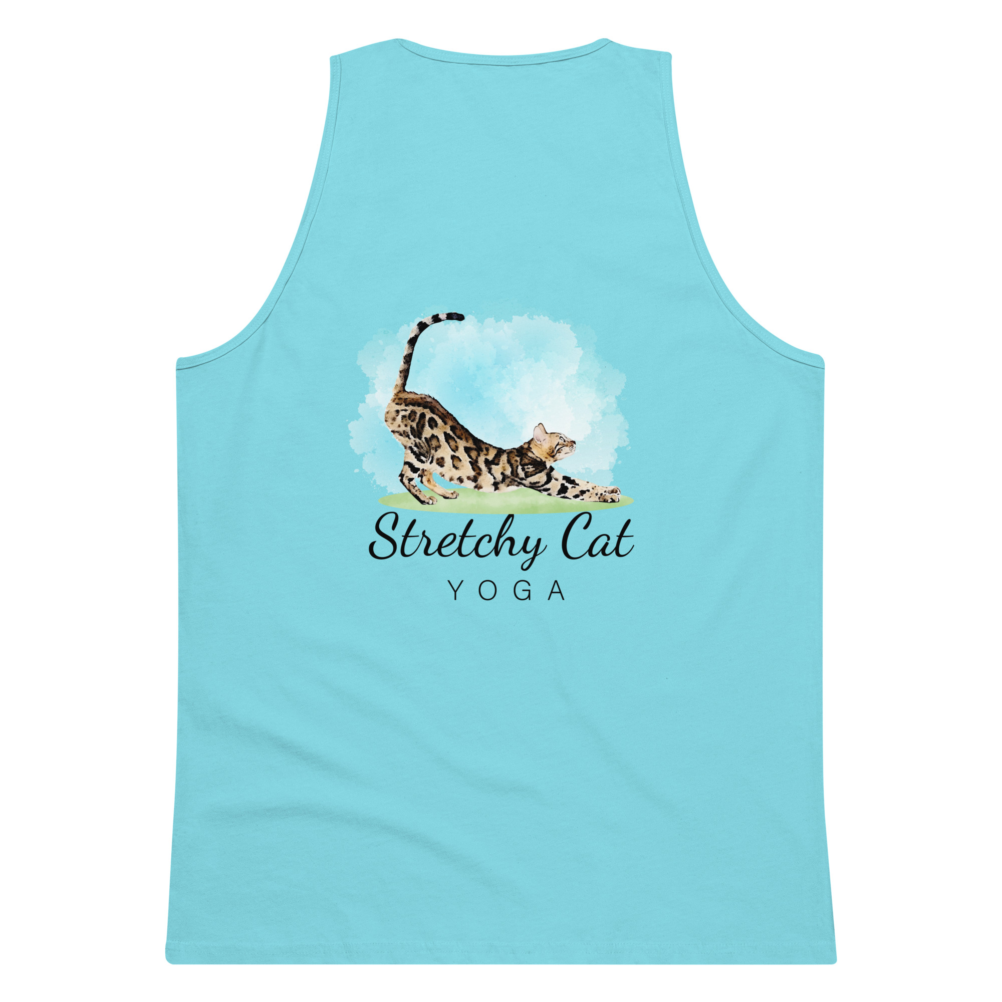 Stretchy Cat Men's Tank Top