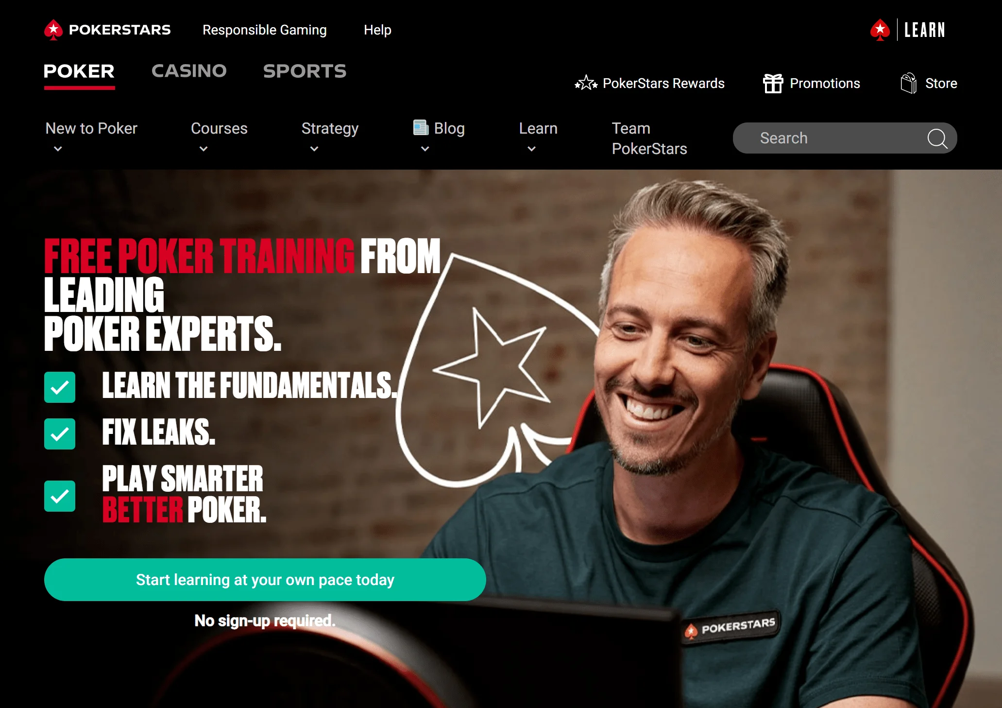 Pokerstars poker school