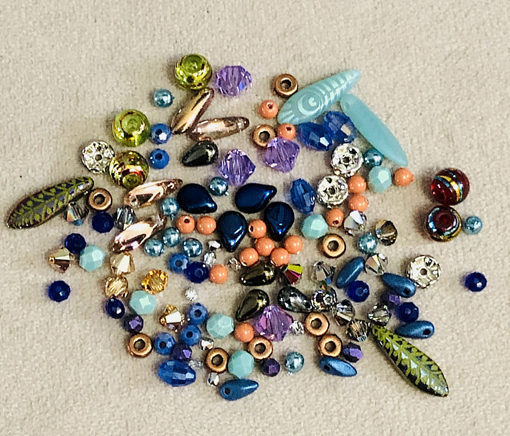 See the Materials List below for suggestions of beads to use for the fringe