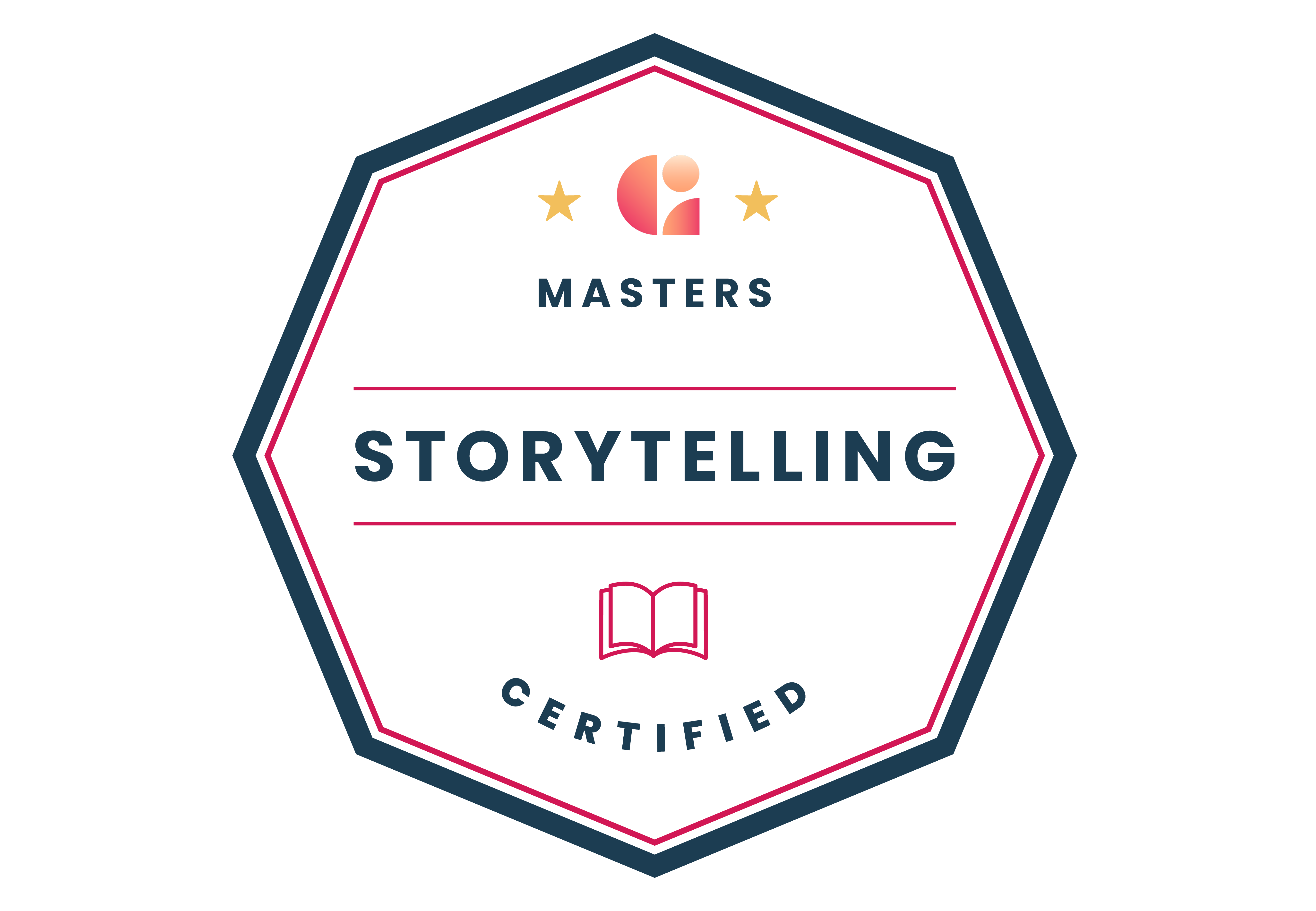 Storytelling Certified | Masters badge