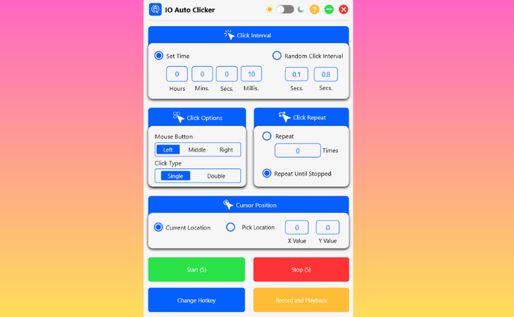IO Auto Clicker 