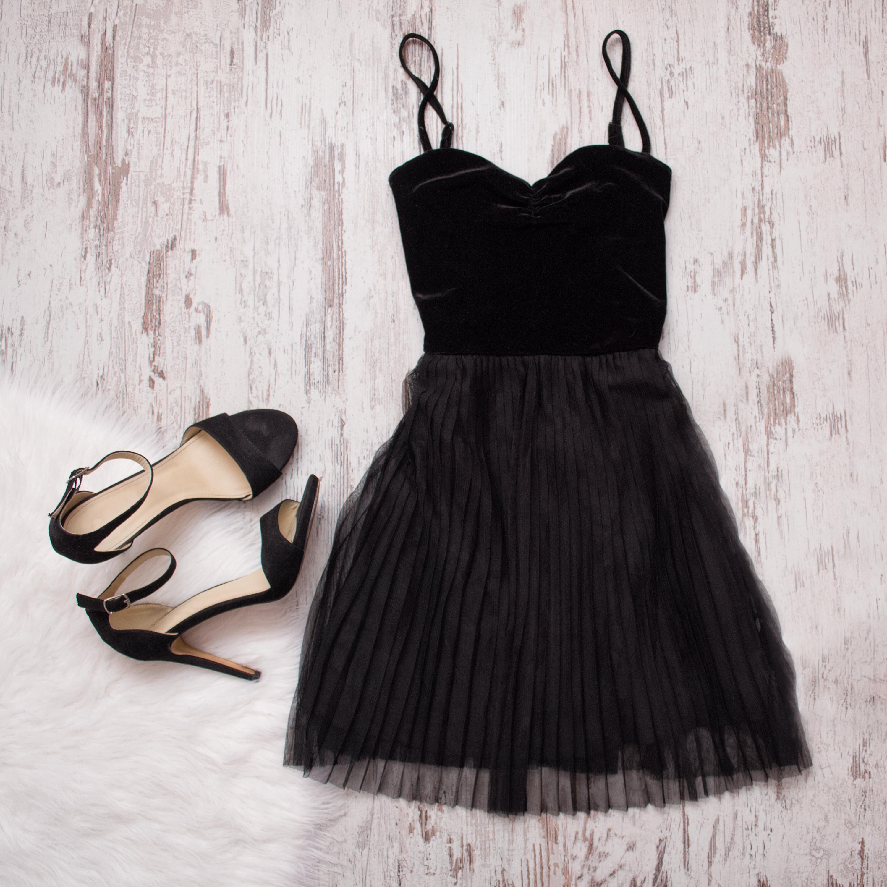 Little Black Dress and Shoes