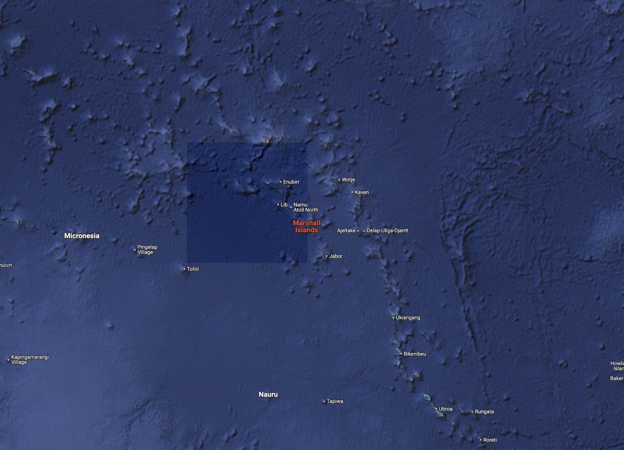 Marshall Islands Map