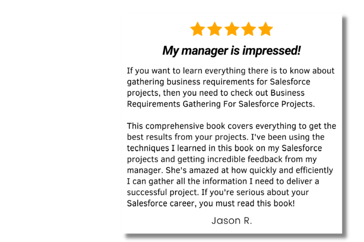 Accomplished Salesforce Admin with the guide, impressing senior leaders with advanced project management expertise.