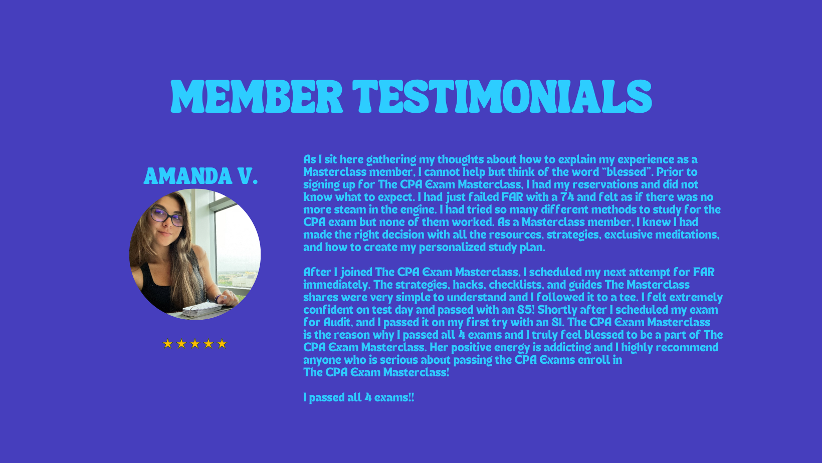 the CPA Exam masterclass how to pass the CPA Exams fast CPA Candidate future cpa certified public accountant becker cpa review course