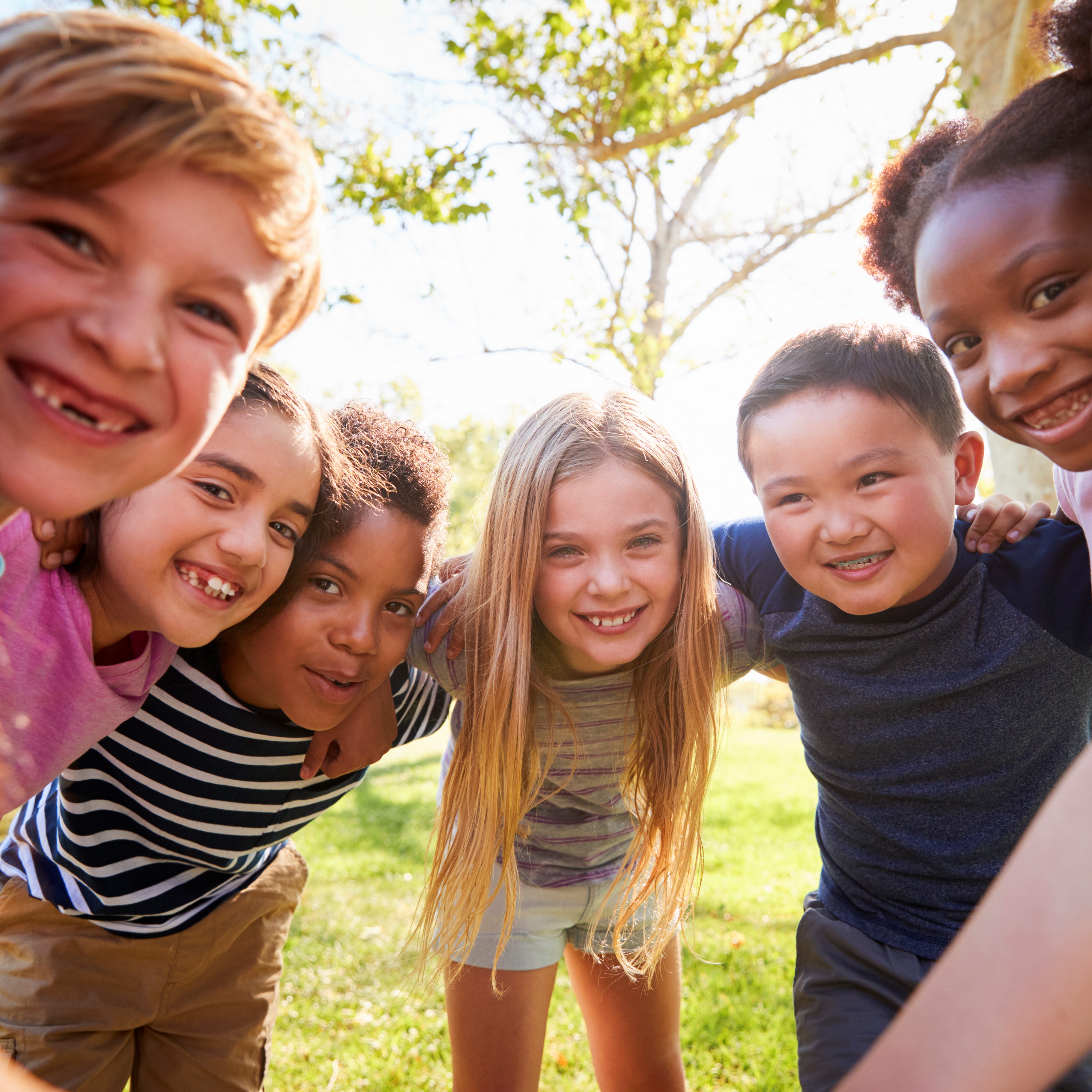 Kids at a fun gathering