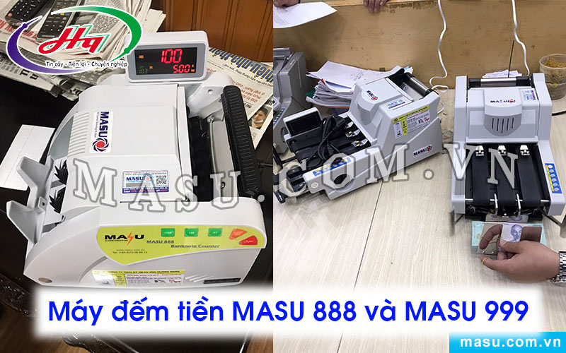 Máy đếm tiền MASU 888 và MASU 999