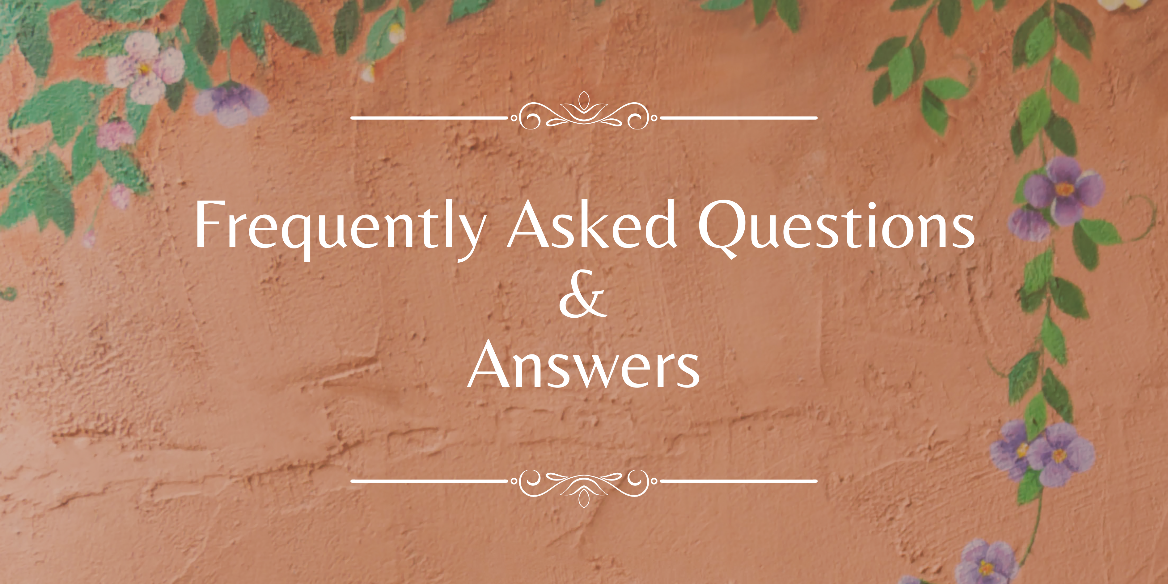 frequently asked questions & answers banner