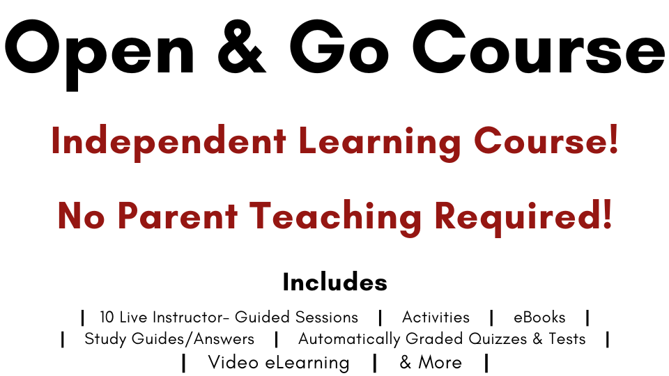 Open &amp;amp; Go Independent Learning Course