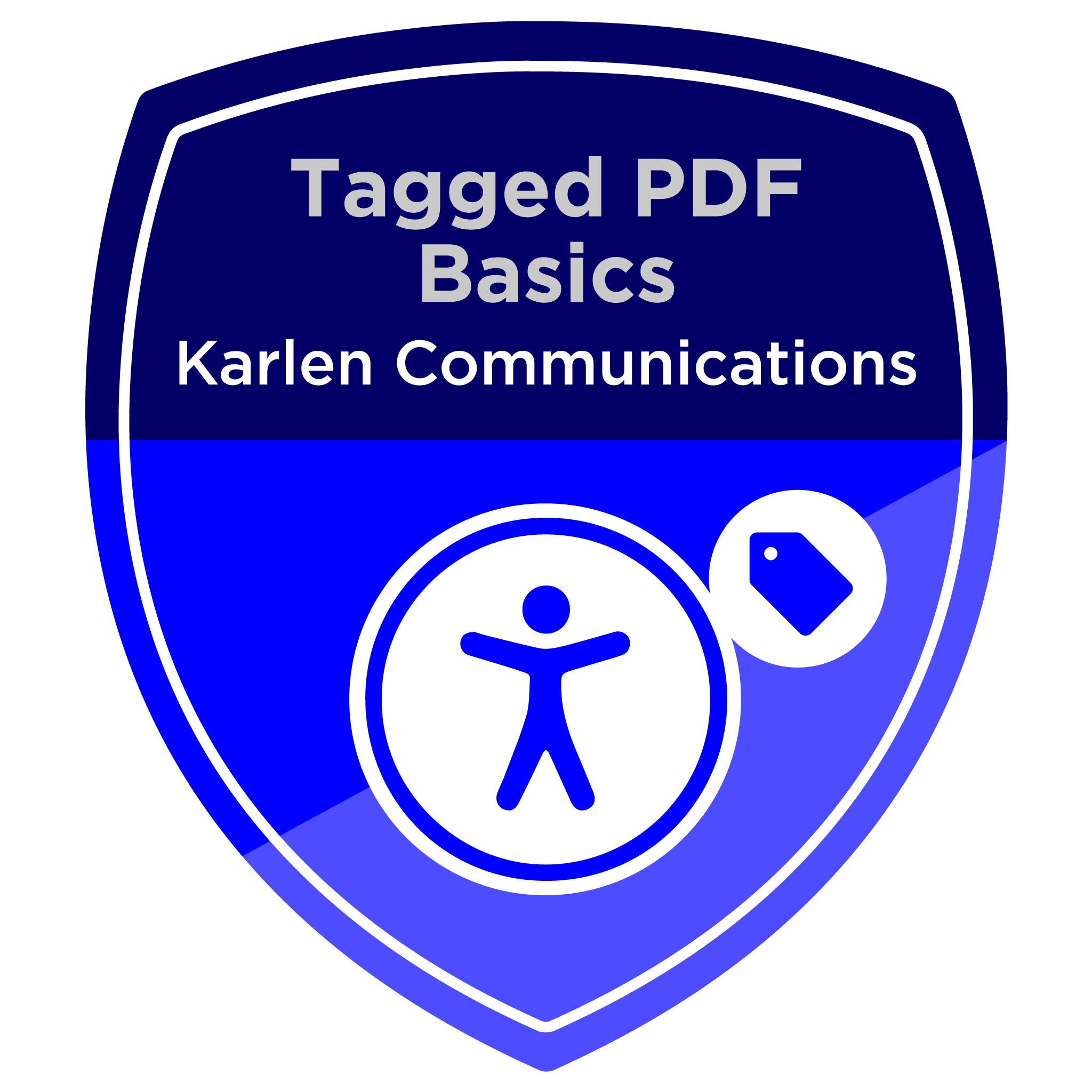 Accessible PDF Credly badge