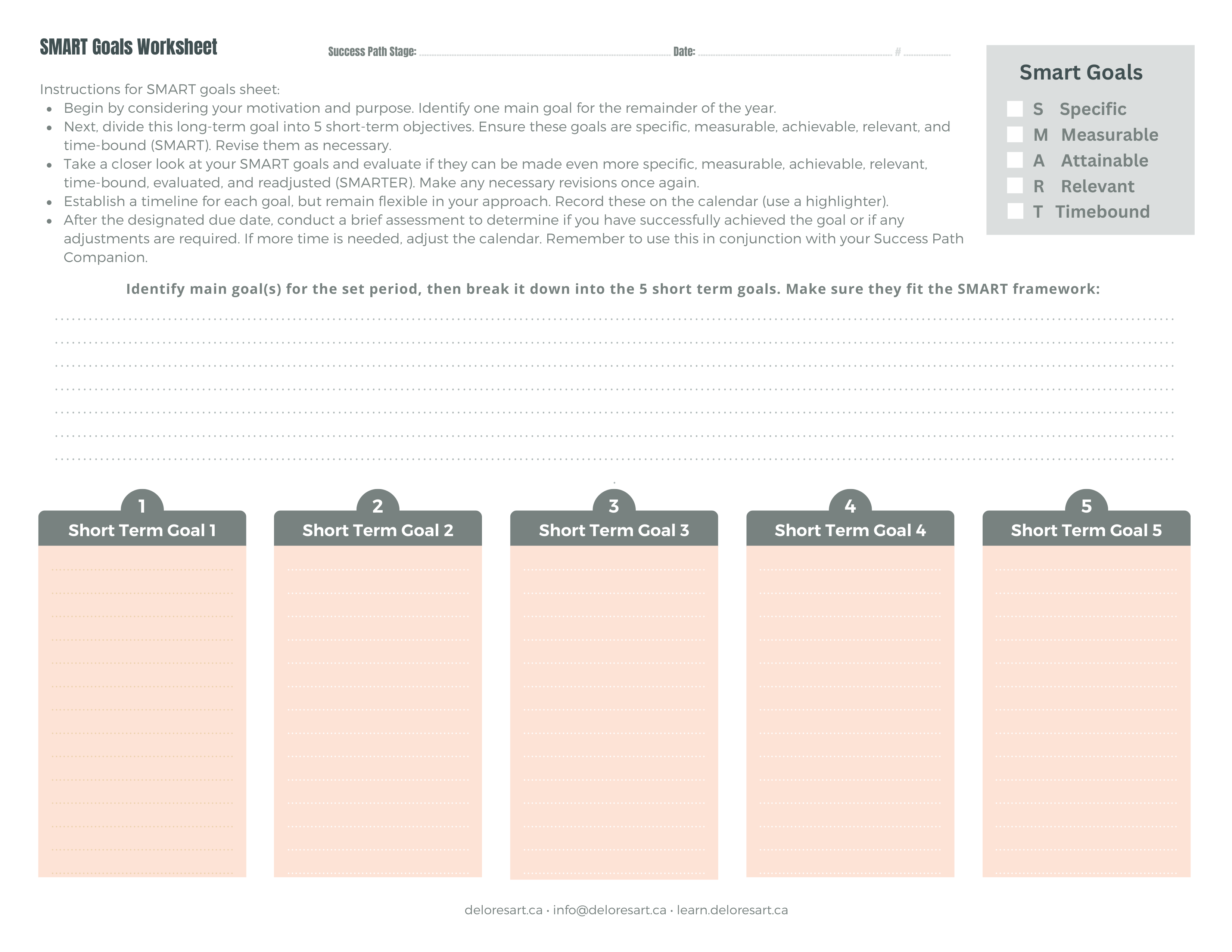 Goal Setting Worksheet