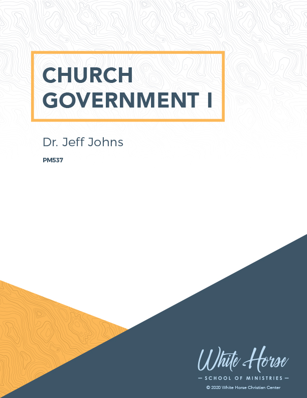 Church Government I - Course Cover