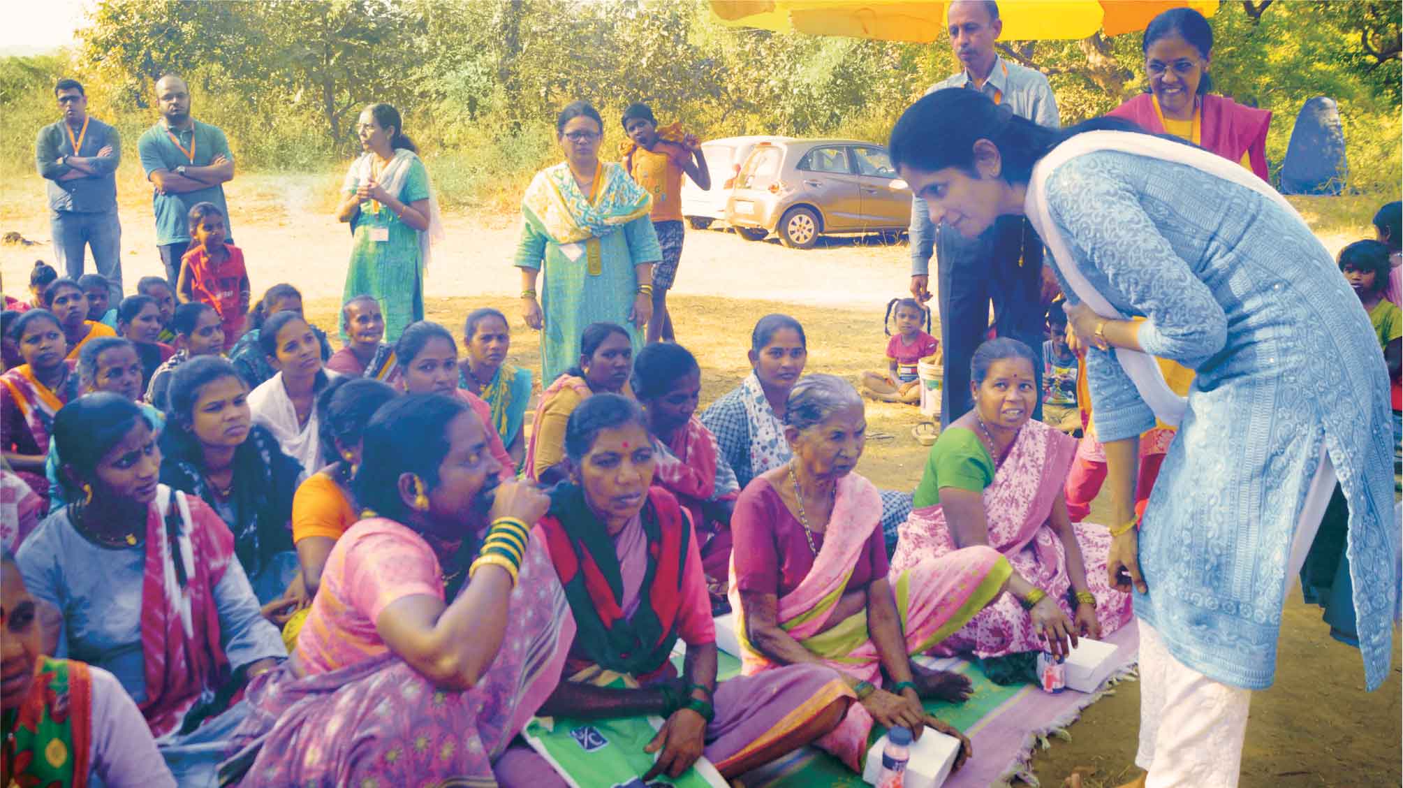 Gurumaa Neeta Tai serving the needy