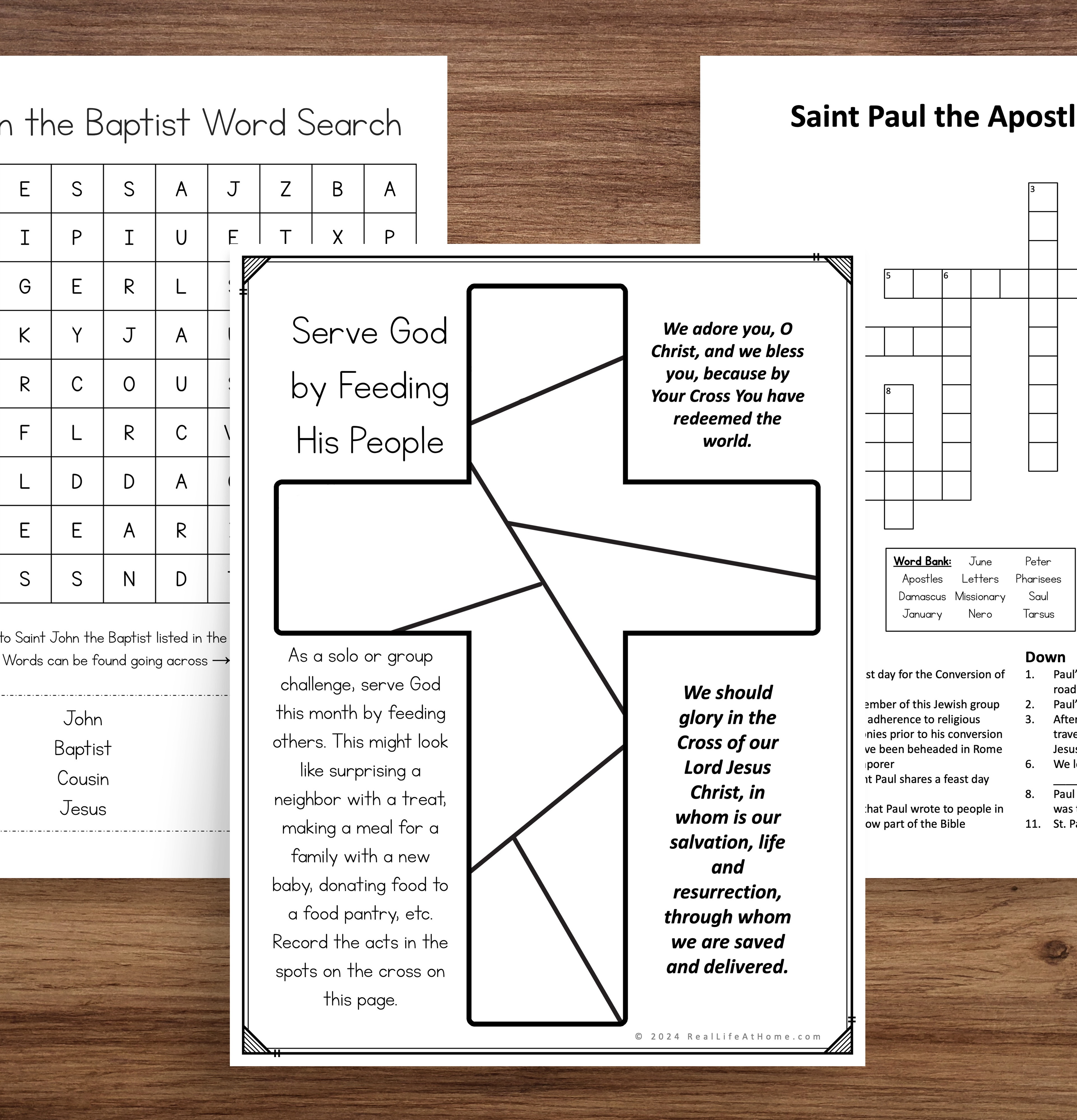 Catholic Icing Monthly Pack Kids Printables