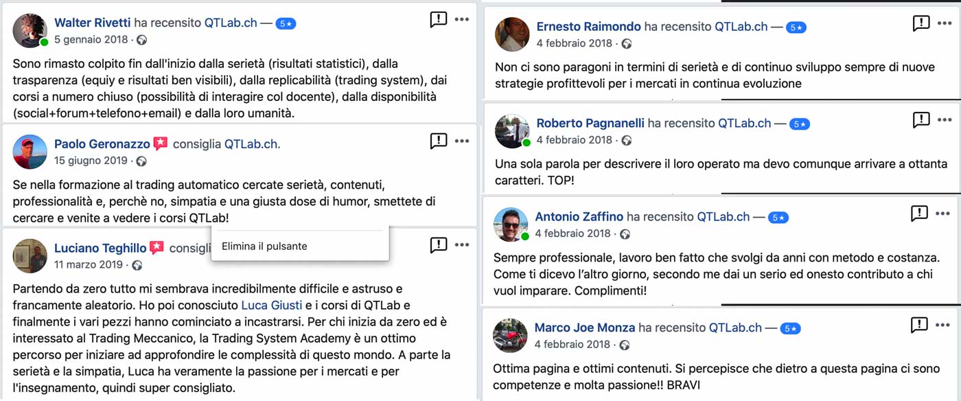 qtlab corsi trading testimonianze, corso trading qtlab 